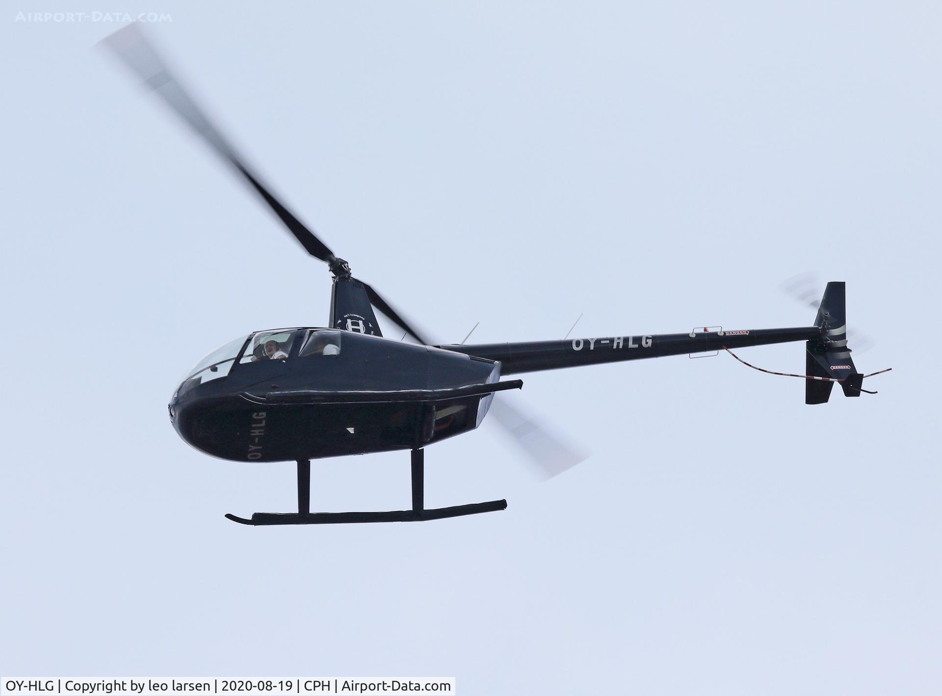 OY-HLG, 2007 Robinson R-44 Clipper II C/N 11670, Copenhagen 19.8.2020