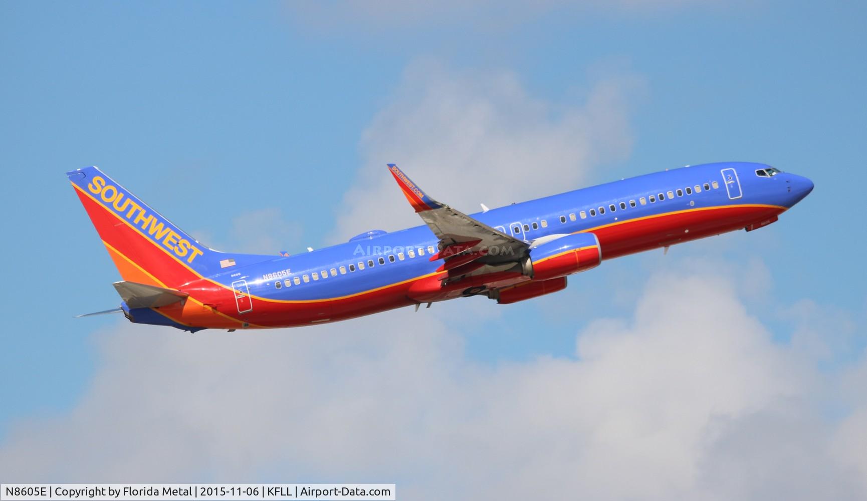 N8605E, 2012 Boeing 737-8H4 C/N 36891, SWA 737-800