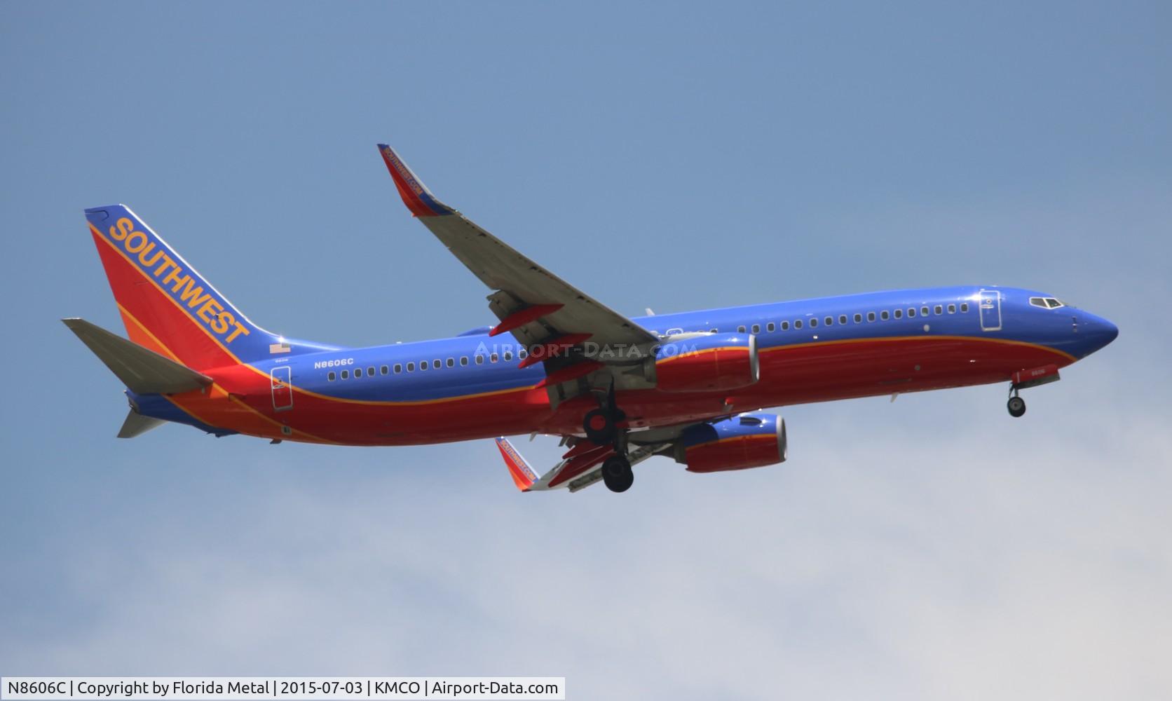N8606C, 2013 Boeing 737-8H4 C/N 35964, SWA 737-800