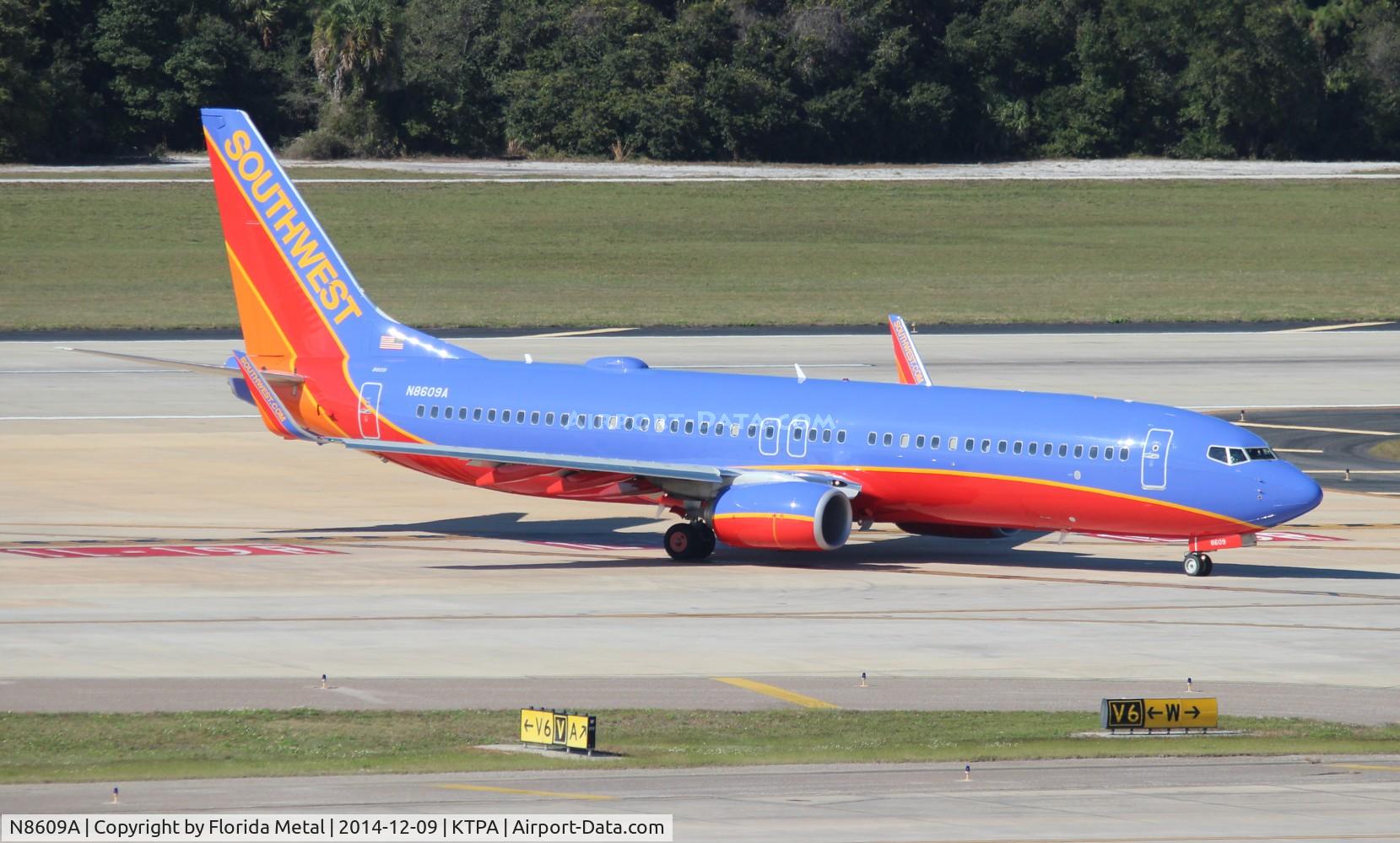 N8609A, 2013 Boeing 737-8H4 C/N 36893, SWA 737-800