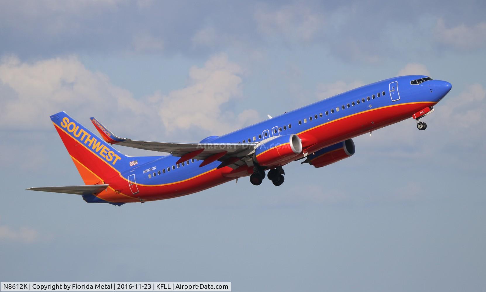 N8612K, 2013 Boeing 737-8H4 C/N 36973, SWA 737-800