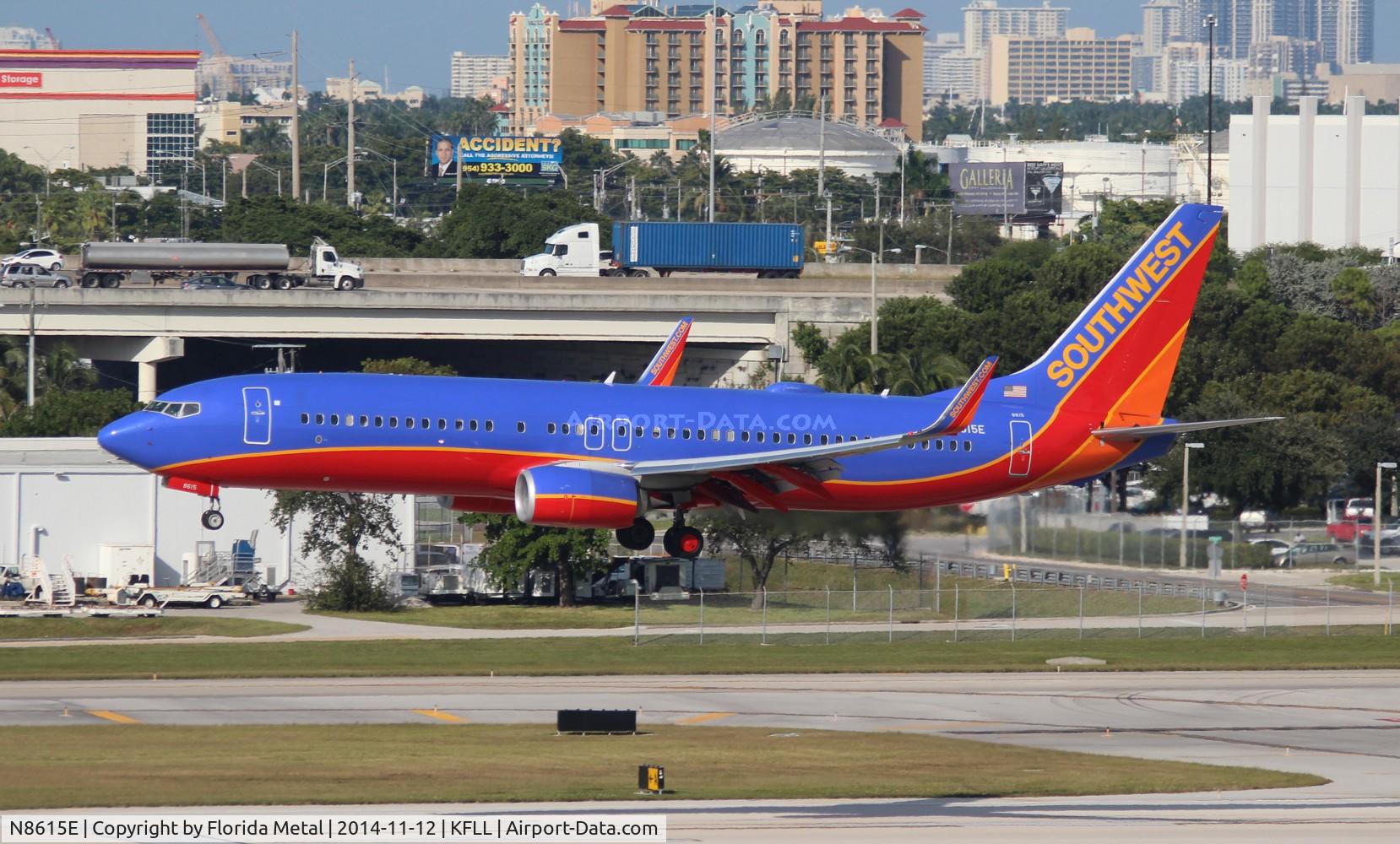 N8615E, 2013 Boeing 737-8H4 C/N 36933, SWA 737-800