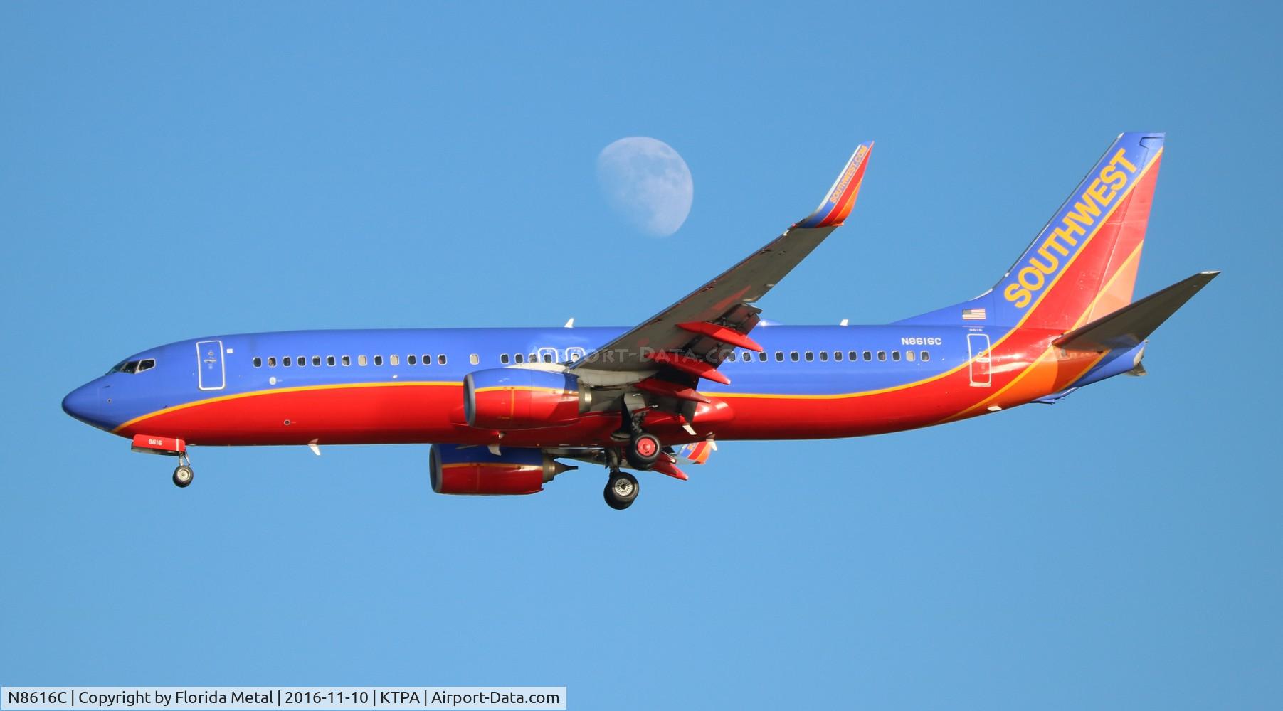 N8616C, 2013 Boeing 737-8H4 C/N 36914, SWA 737-800