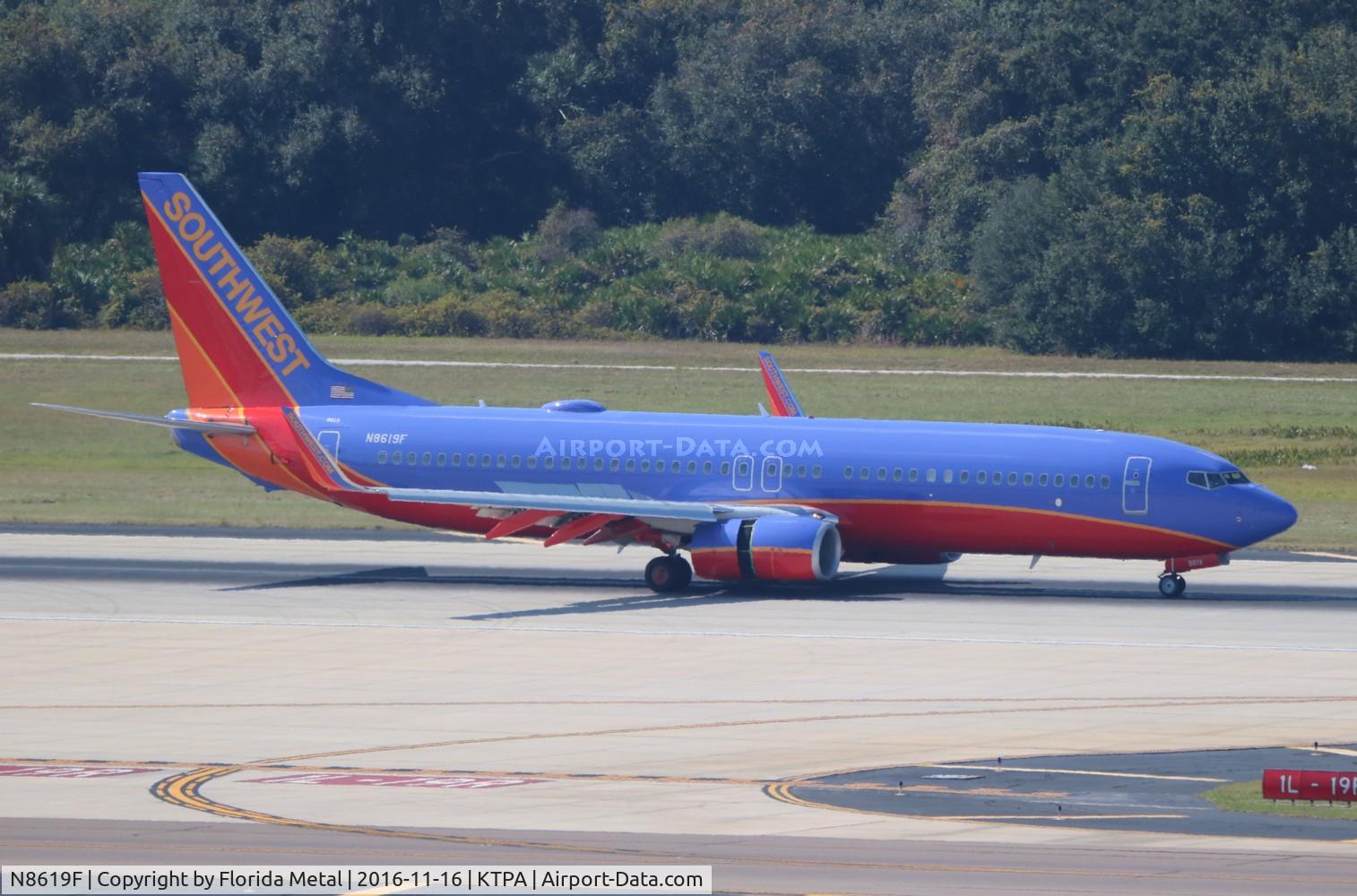 N8619F, 2013 Boeing 737-8H4 C/N 33939, SWA 737-800