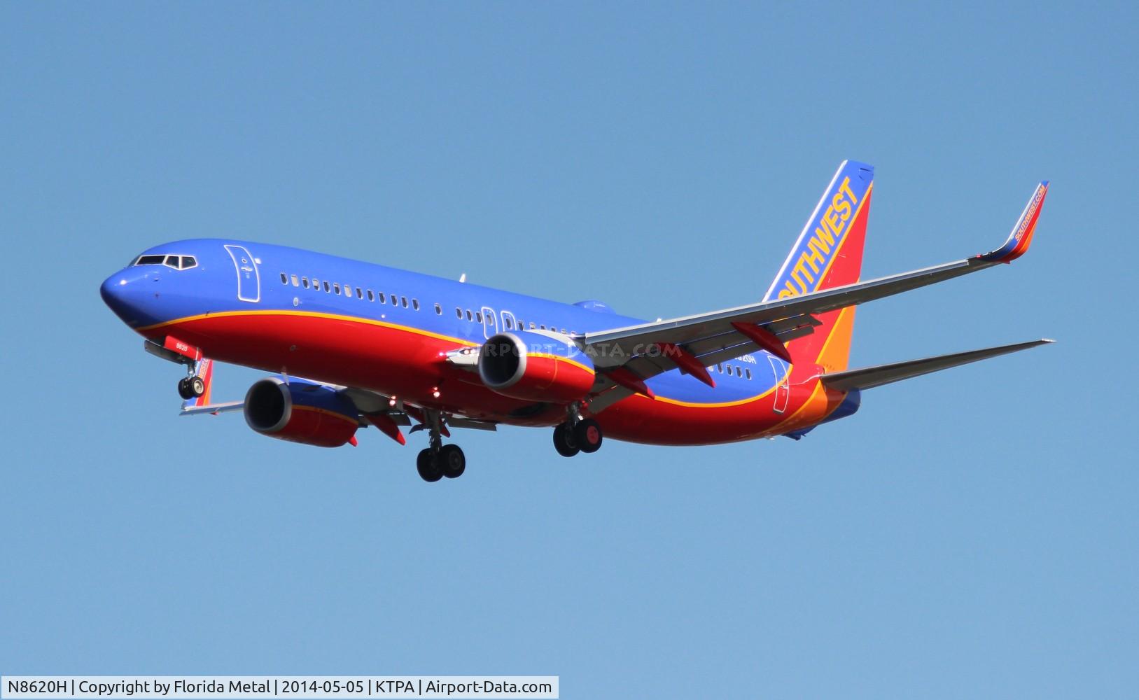 N8620H, 2013 Boeing 737-8H4 C/N 42526, SWA 737-800