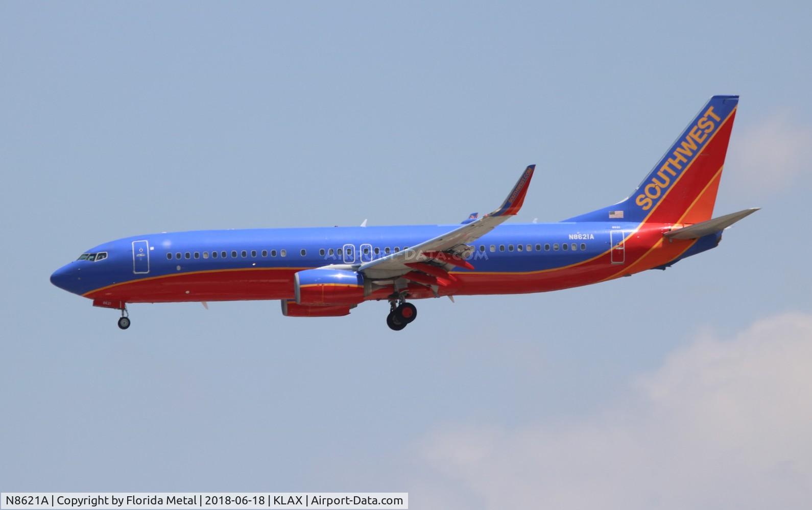 N8621A, 2013 Boeing 737-8H4 C/N 36917, SWA 737-800
