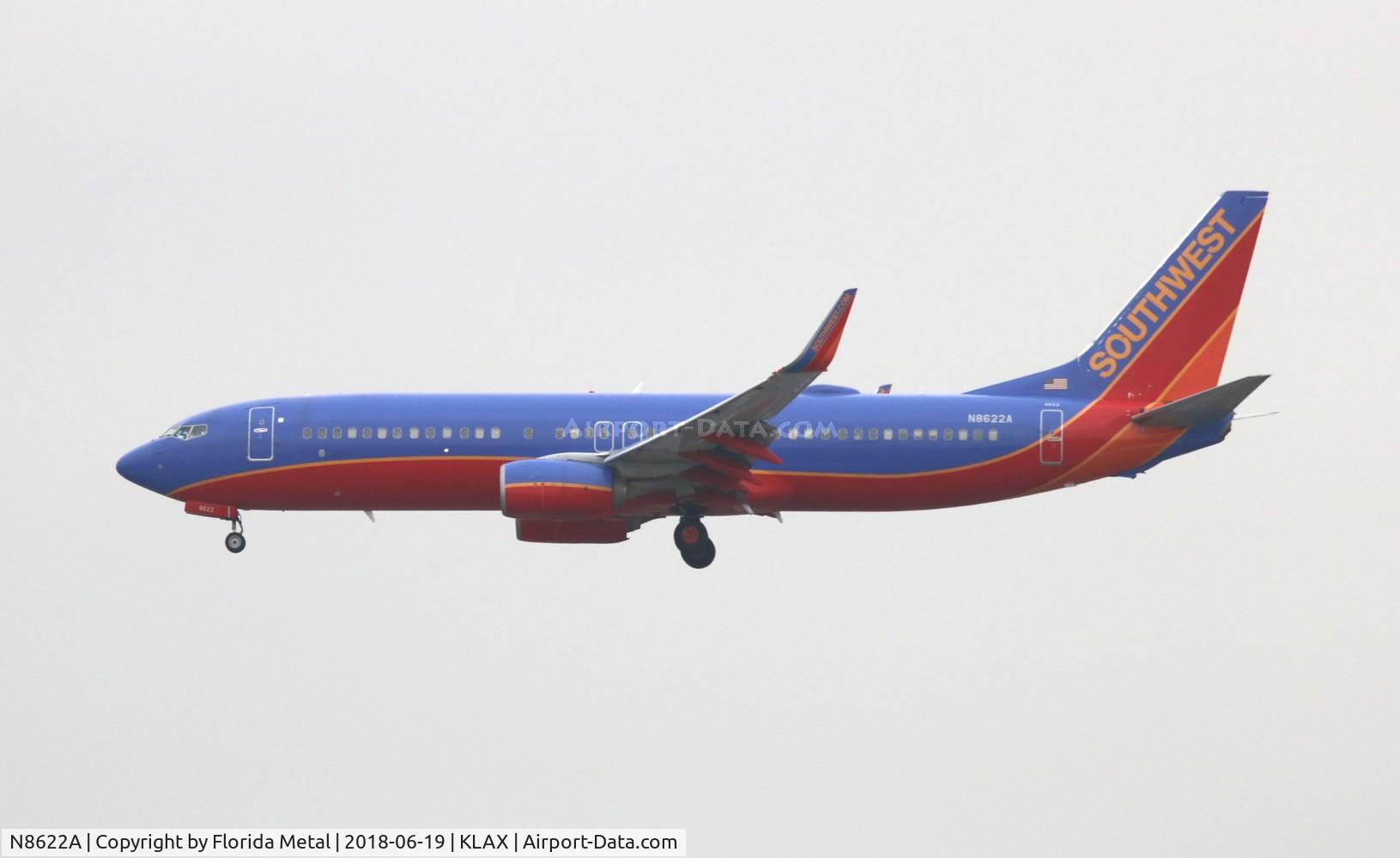 N8622A, 2013 Boeing 737-8H4 C/N 36919, SWA 737-800