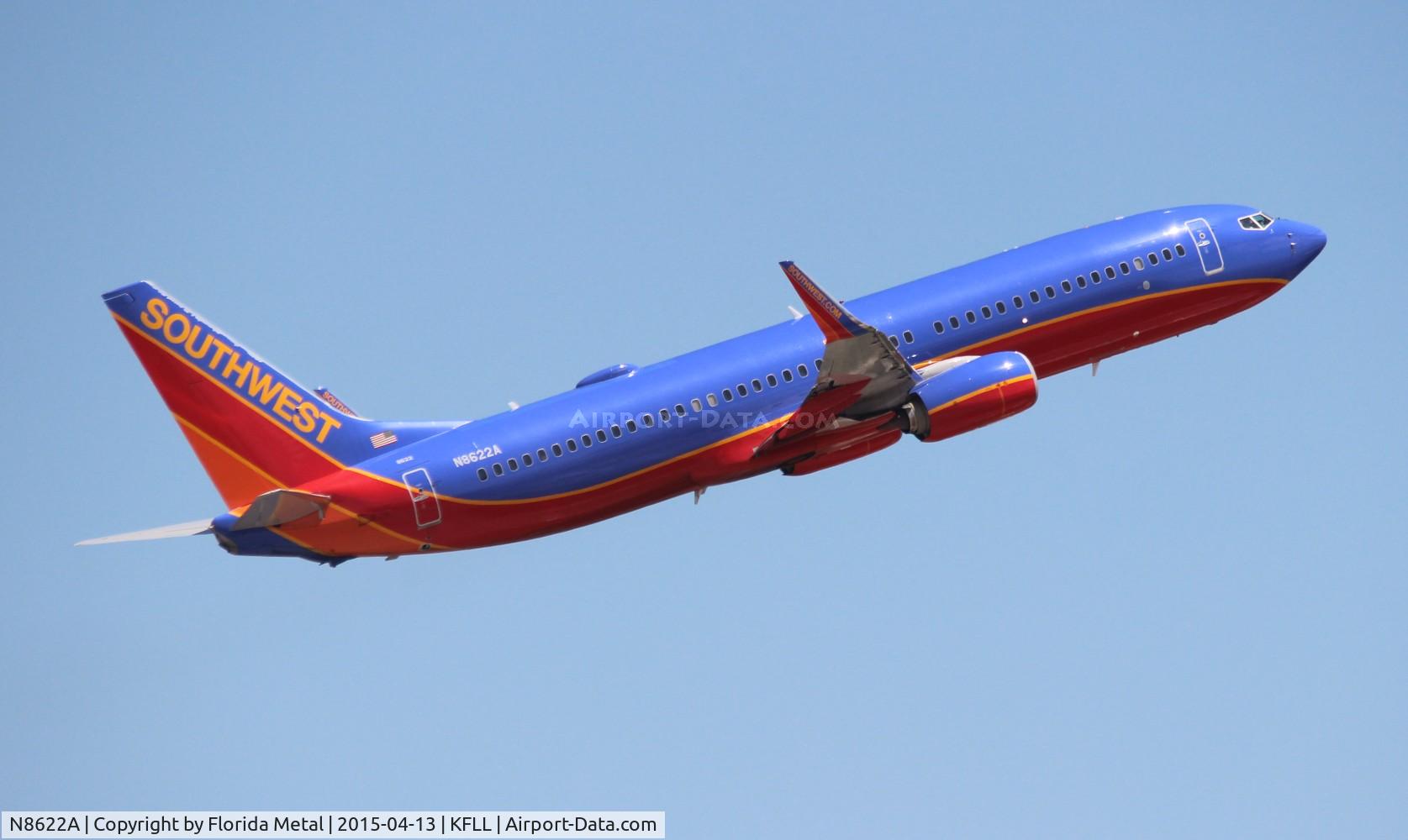 N8622A, 2013 Boeing 737-8H4 C/N 36919, SWA 737-800