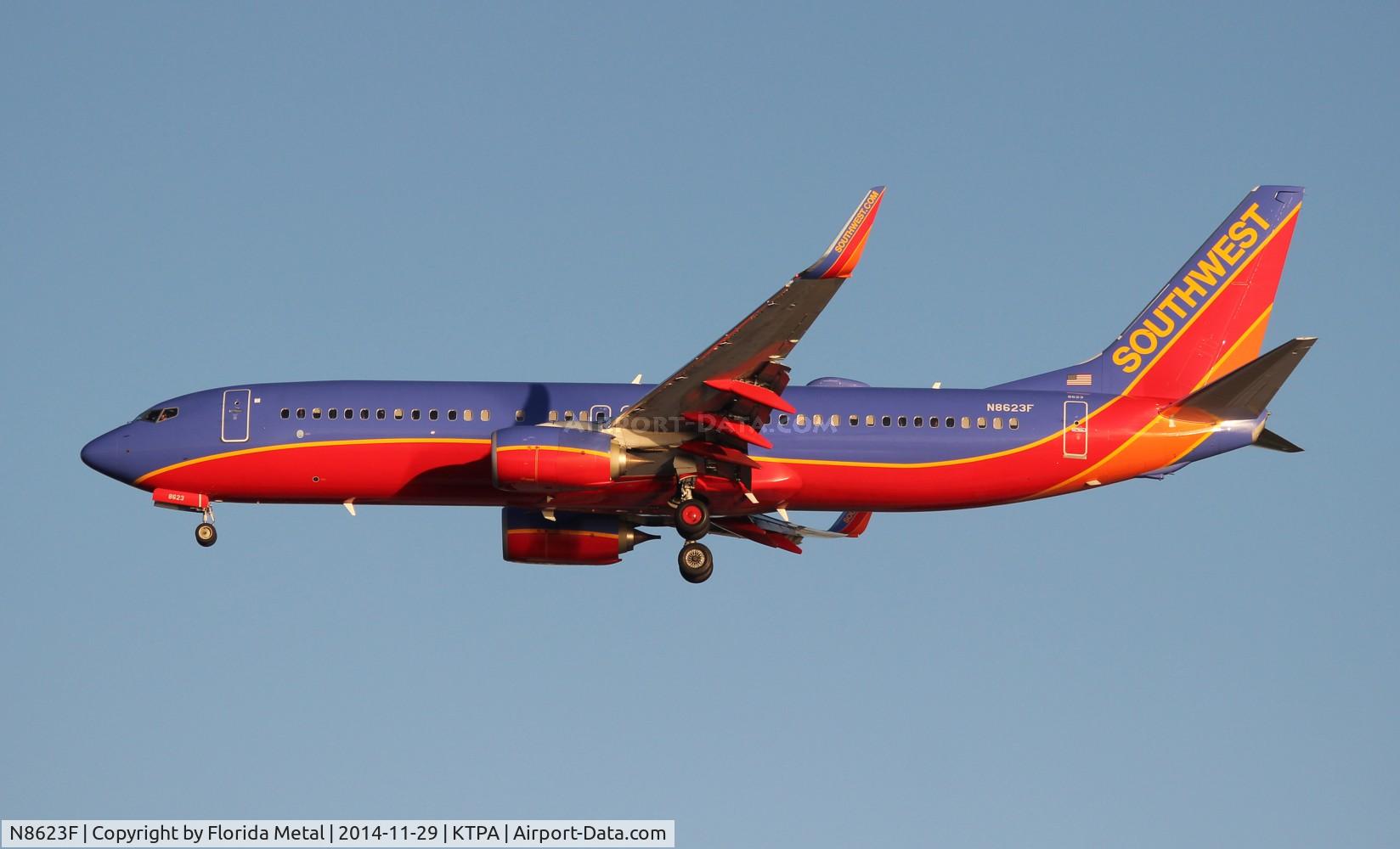 N8623F, 2013 Boeing 737-8H4 C/N 36731, SWA 737-800
