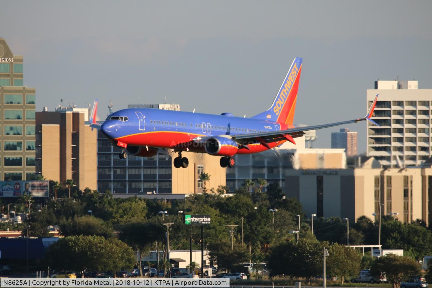 N8625A, 2014 Boeing 737-8H4 C/N 36896, SWA 737-800