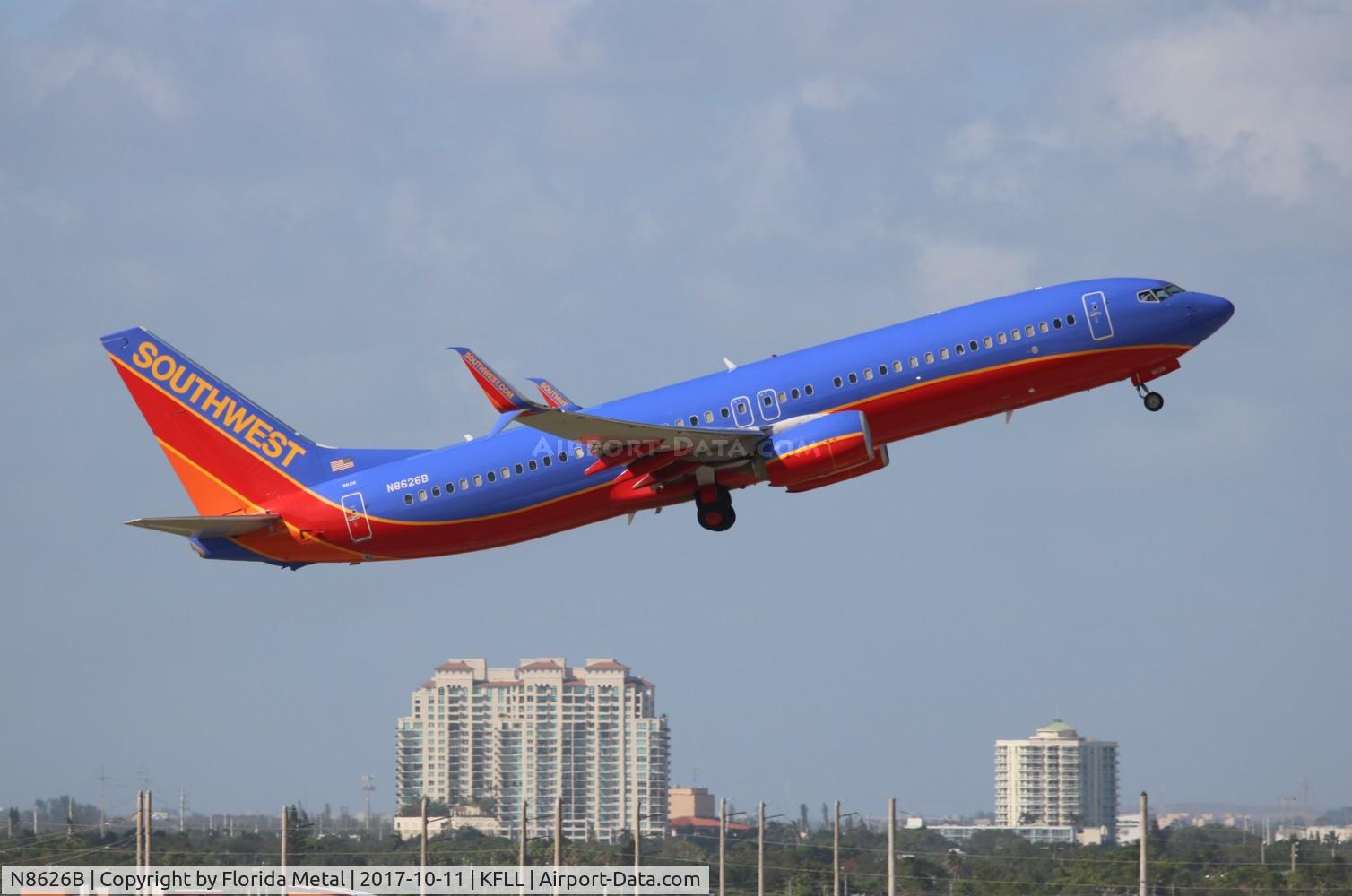 N8626B, 2014 Boeing 737-8H4 C/N 36894, SWA 737-800
