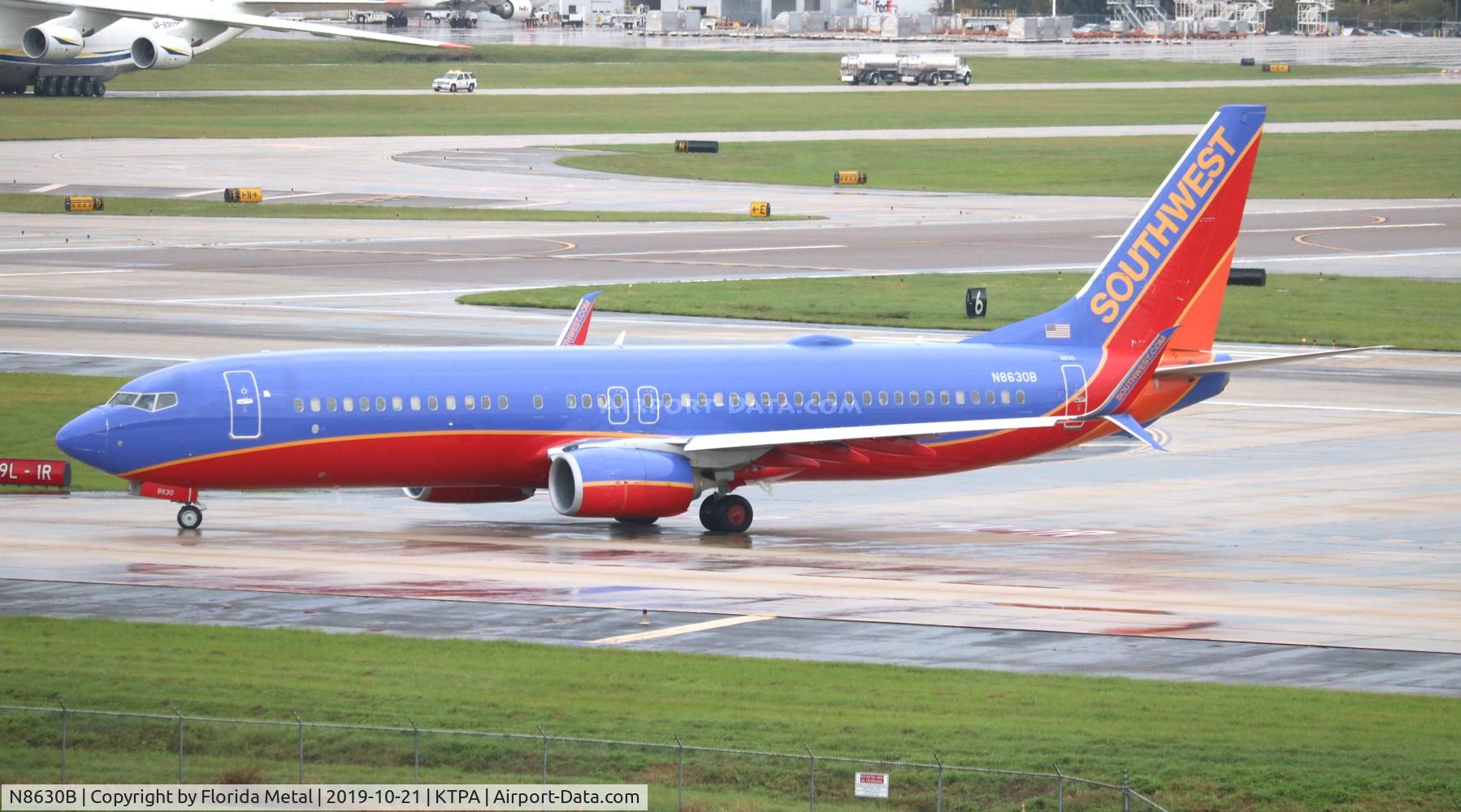 N8630B, 2014 Boeing 737-8H4 C/N 42521, SWA 737-800