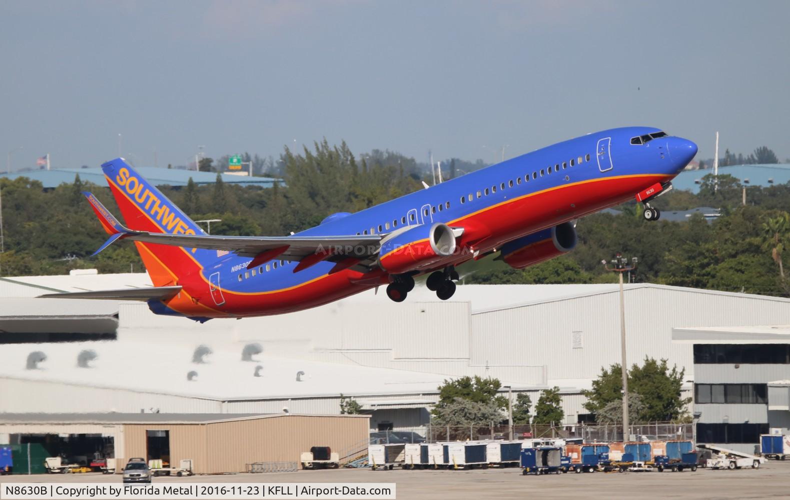 N8630B, 2014 Boeing 737-8H4 C/N 42521, SWA 737-800