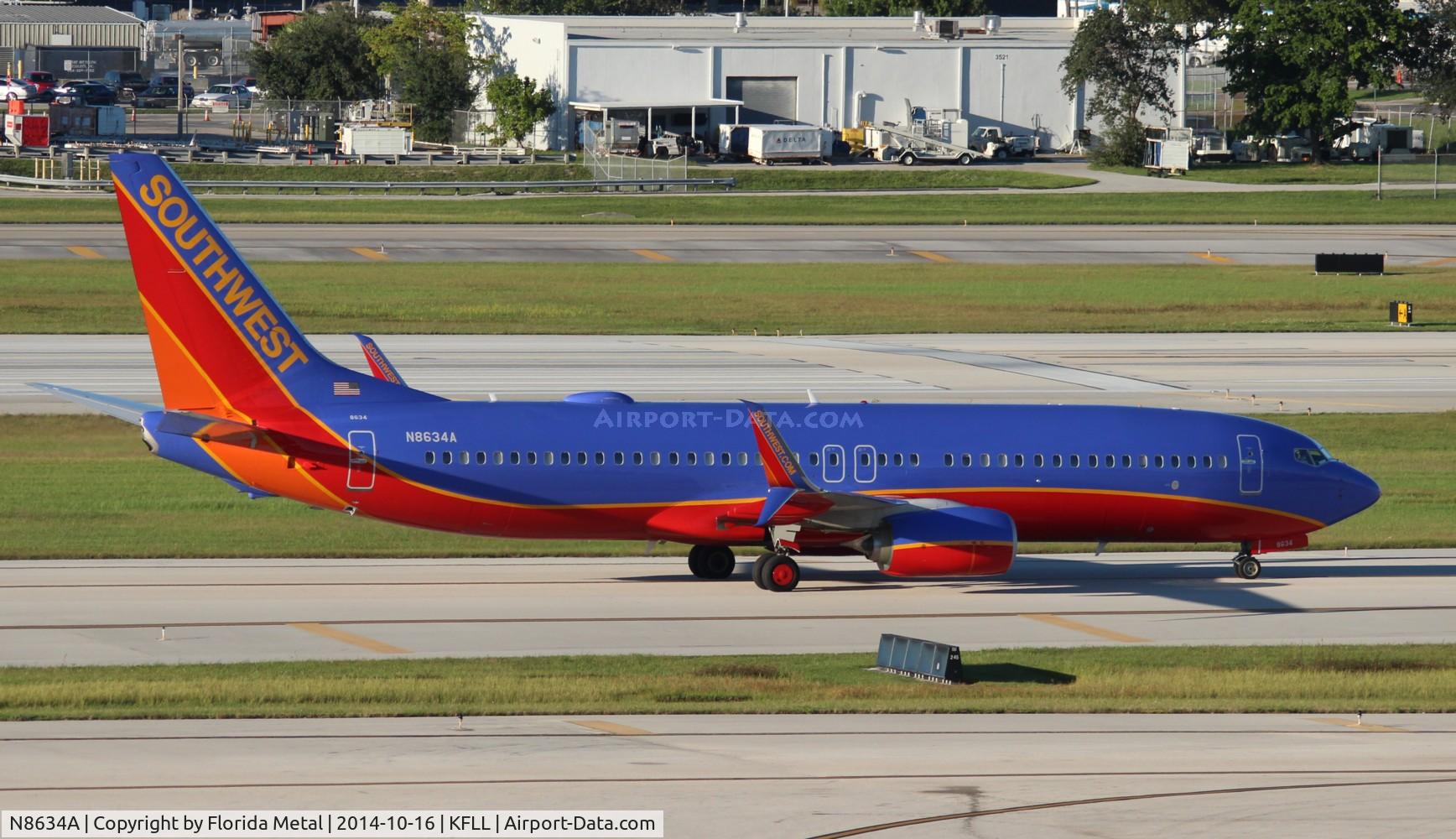 N8634A, 2014 Boeing 737-8H4 C/N 42522, SWA 737-800