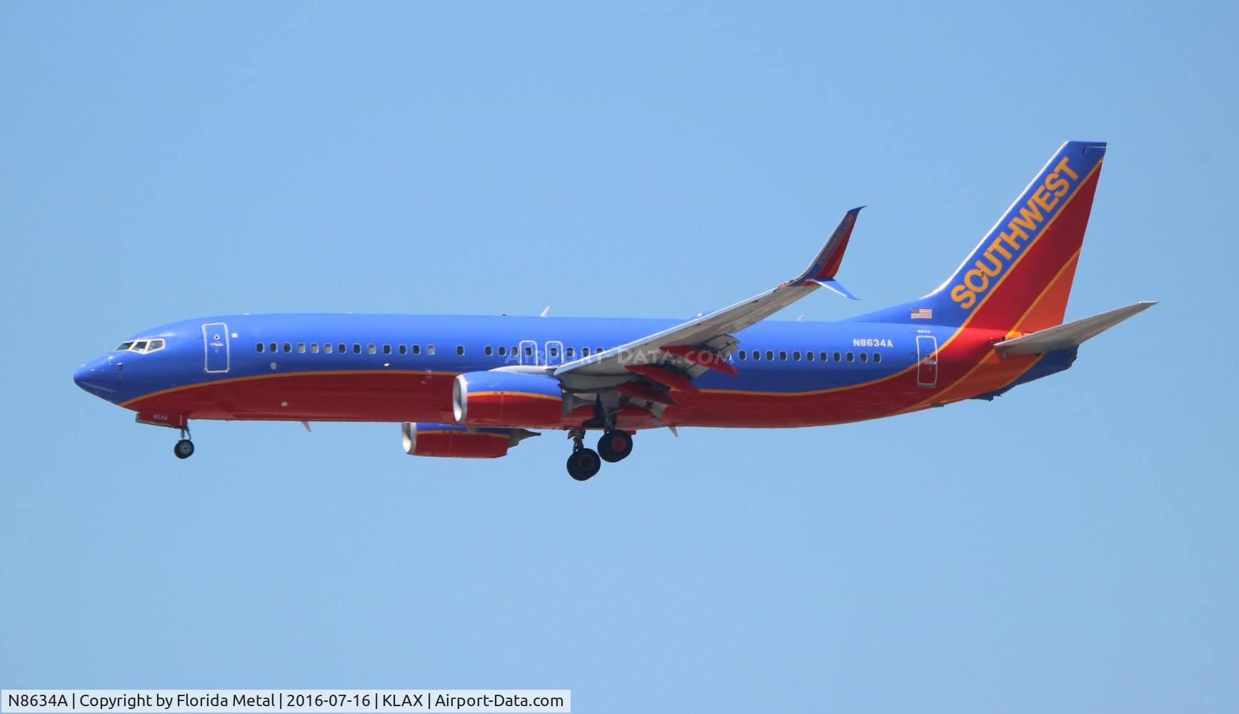N8634A, 2014 Boeing 737-8H4 C/N 42522, SWA 737-800