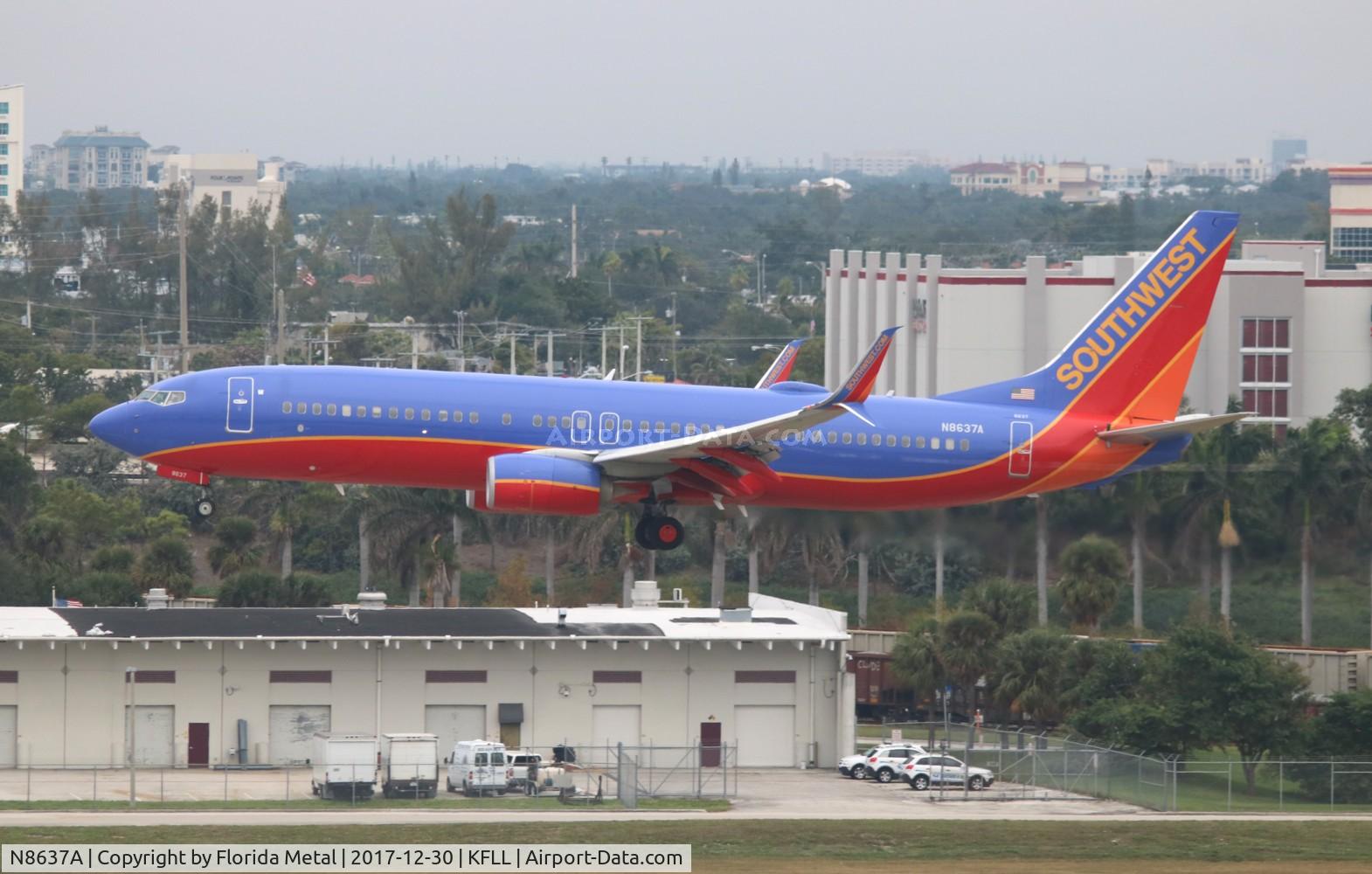 N8637A, 2014 Boeing 737-8H4 C/N 42523, SWA 737-800