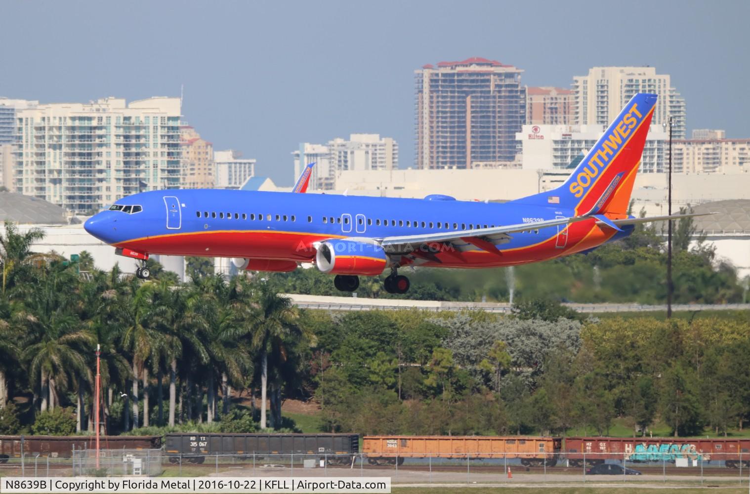 N8639B, 2014 Boeing 737-8H4 C/N 60086, SWA 737-800