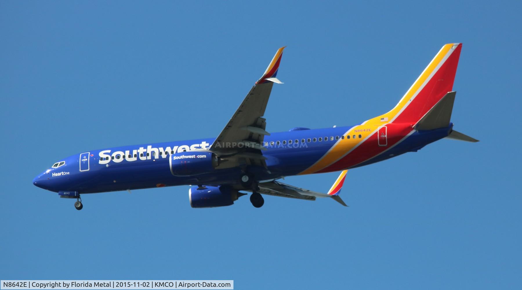 N8642E, 2014 Boeing 737-8H4 C/N 42525, WN 737-800