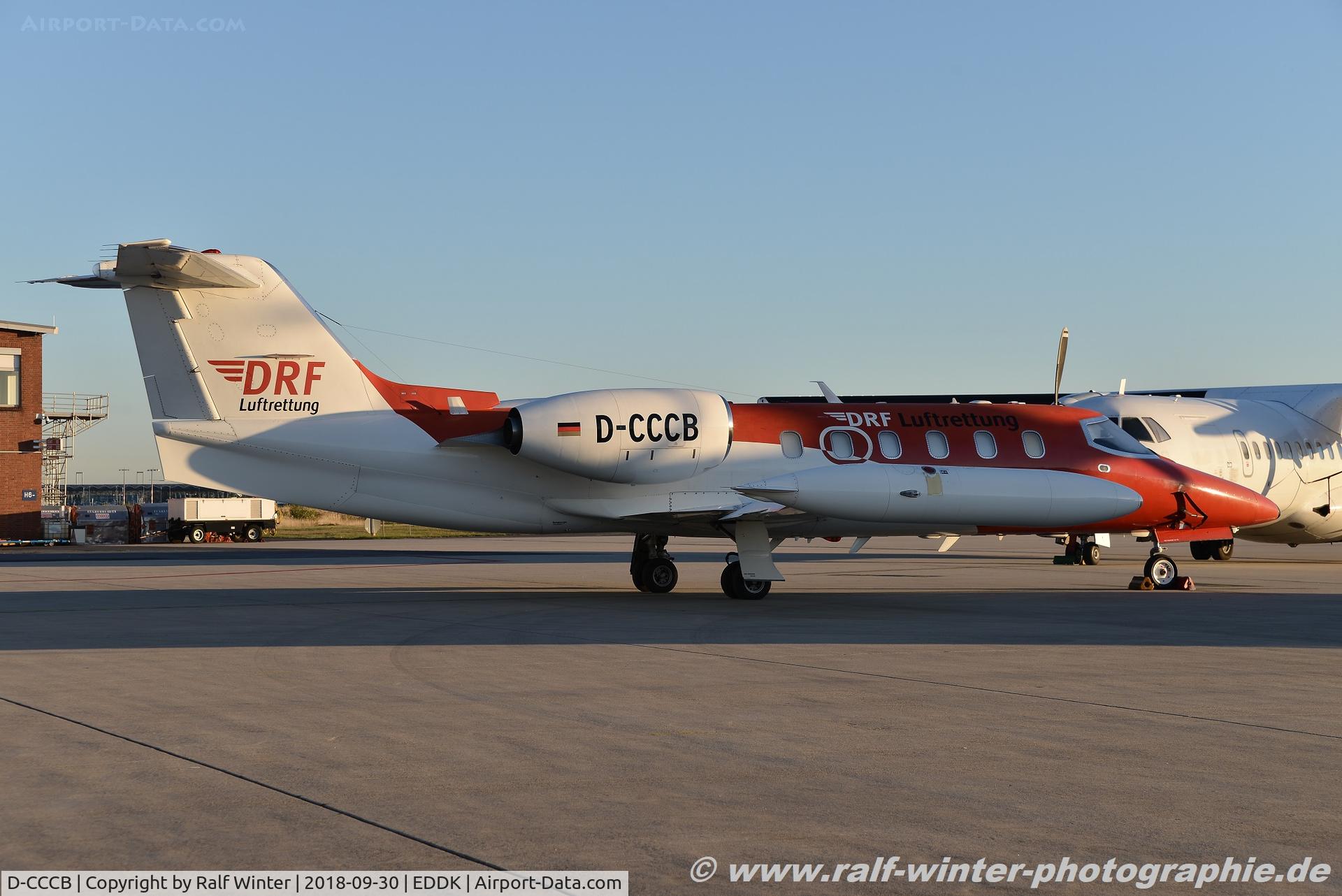 D-CCCB, 1990 Learjet 35A C/N 35A-663, Learjet 35A - 1L AMB Deutsche Rettungsflugwacht DRF - 35-663 - D-CCCB - 30.09.2018 - CGN