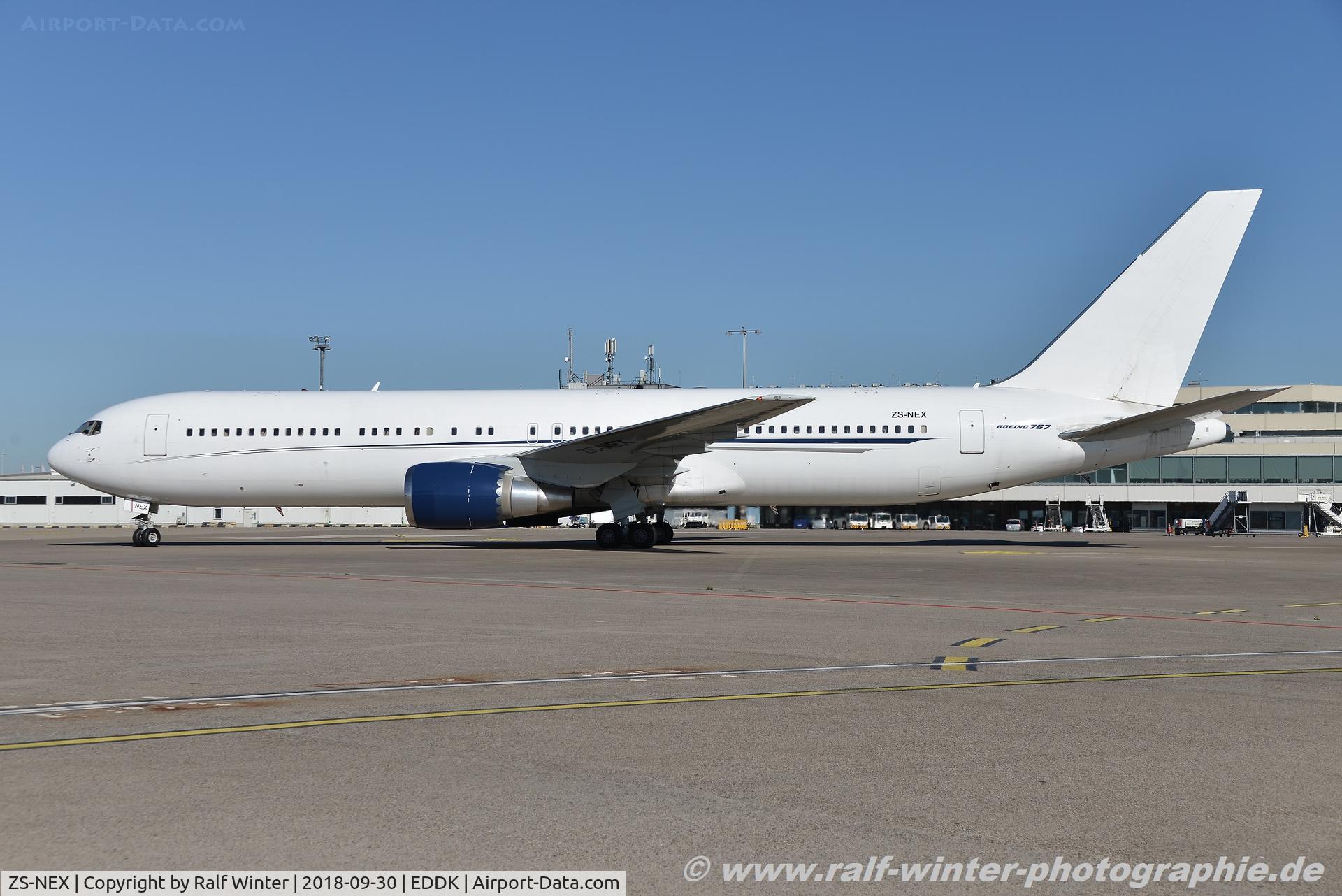 ZS-NEX, 1990 Boeing 767-35D/ER C/N 24865, Boeing 767-35DER - ARN Aeronexus Corp. - 24865 - ZS-NEX - 30.09.2018 - CGN