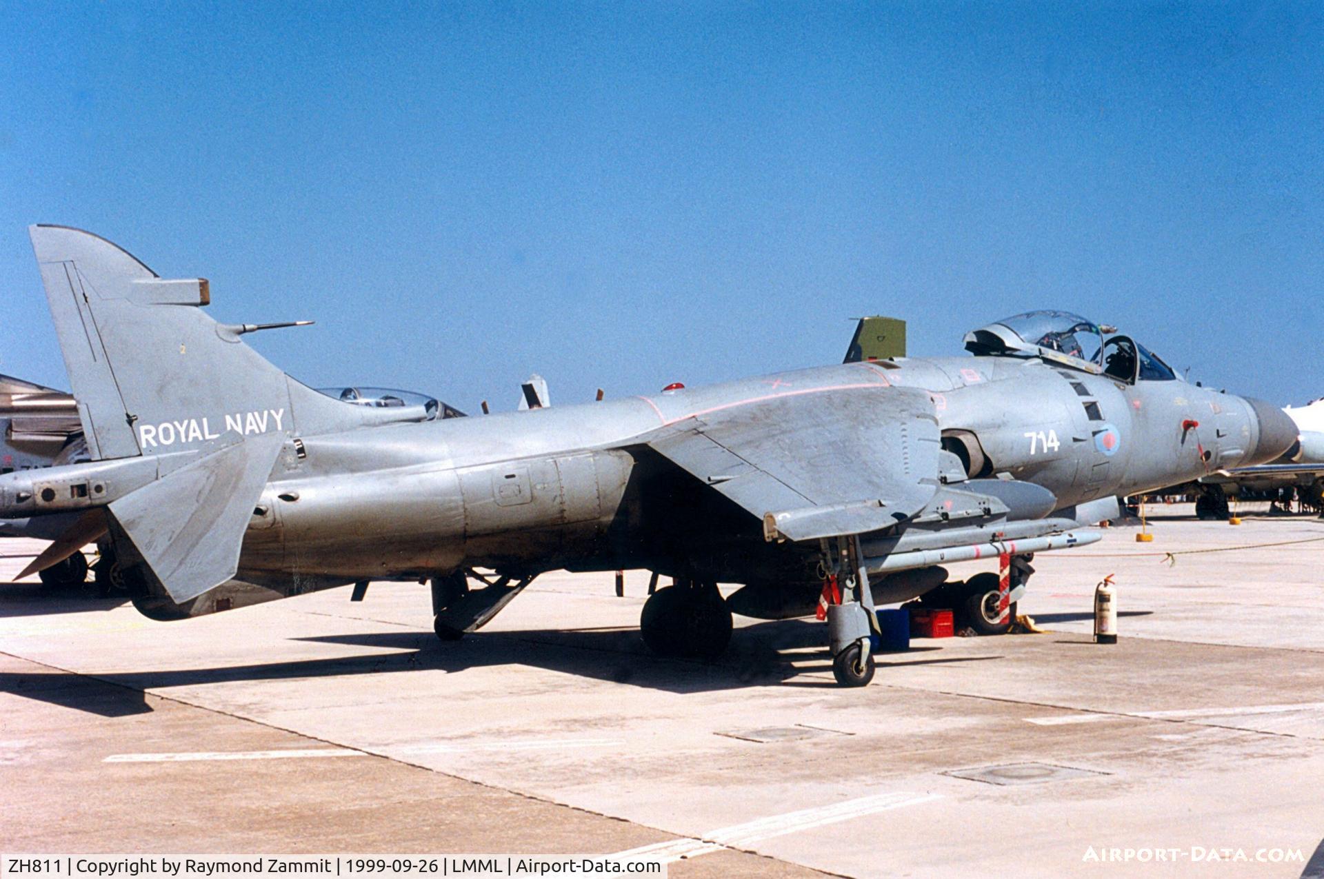 ZH811, 1998 British Aerospace Sea Harrier F/A.2 C/N NB16, Bae Sea Harrier F/A.2 ZH811/714 Royal Navy