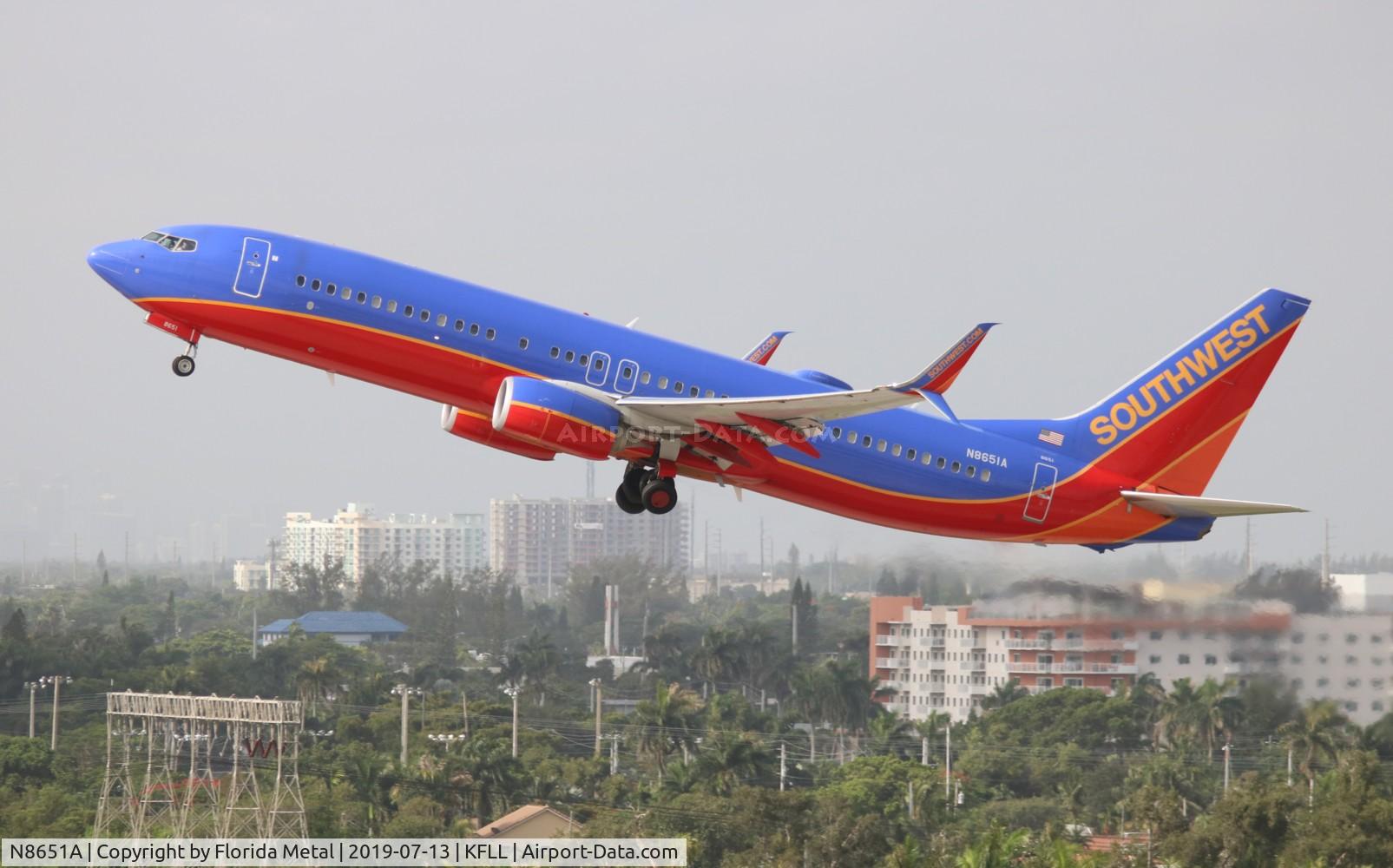 N8651A, 2014 Boeing 737-8H4 C/N 36920, SWA 737-800