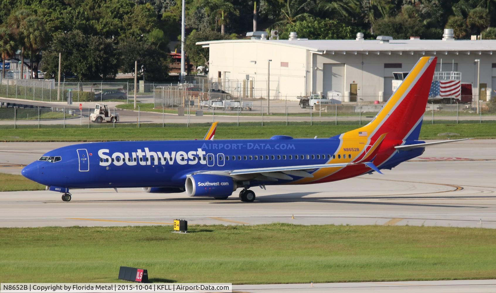 N8652B, 2014 Boeing 737-8H4 C/N 36971, WN 737-800