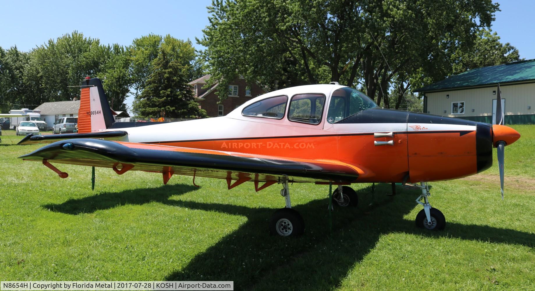 N8654H, 1947 North American Navion (NA-145) C/N NAV-4-654, Navion