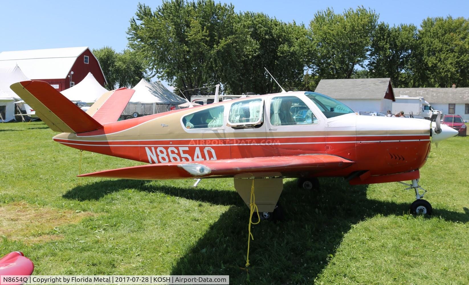 N8654Q, 1964 Beech S35 Bonanza C/N D-7667, Bonanza 35