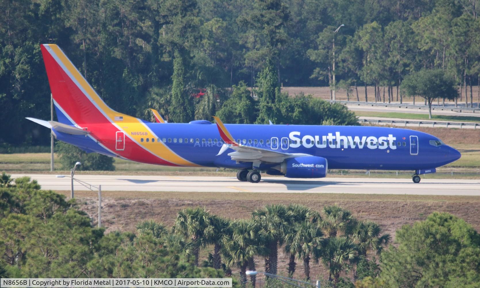 N8656B, 2014 Boeing 737-8H4 C/N 42530, WN 737-800