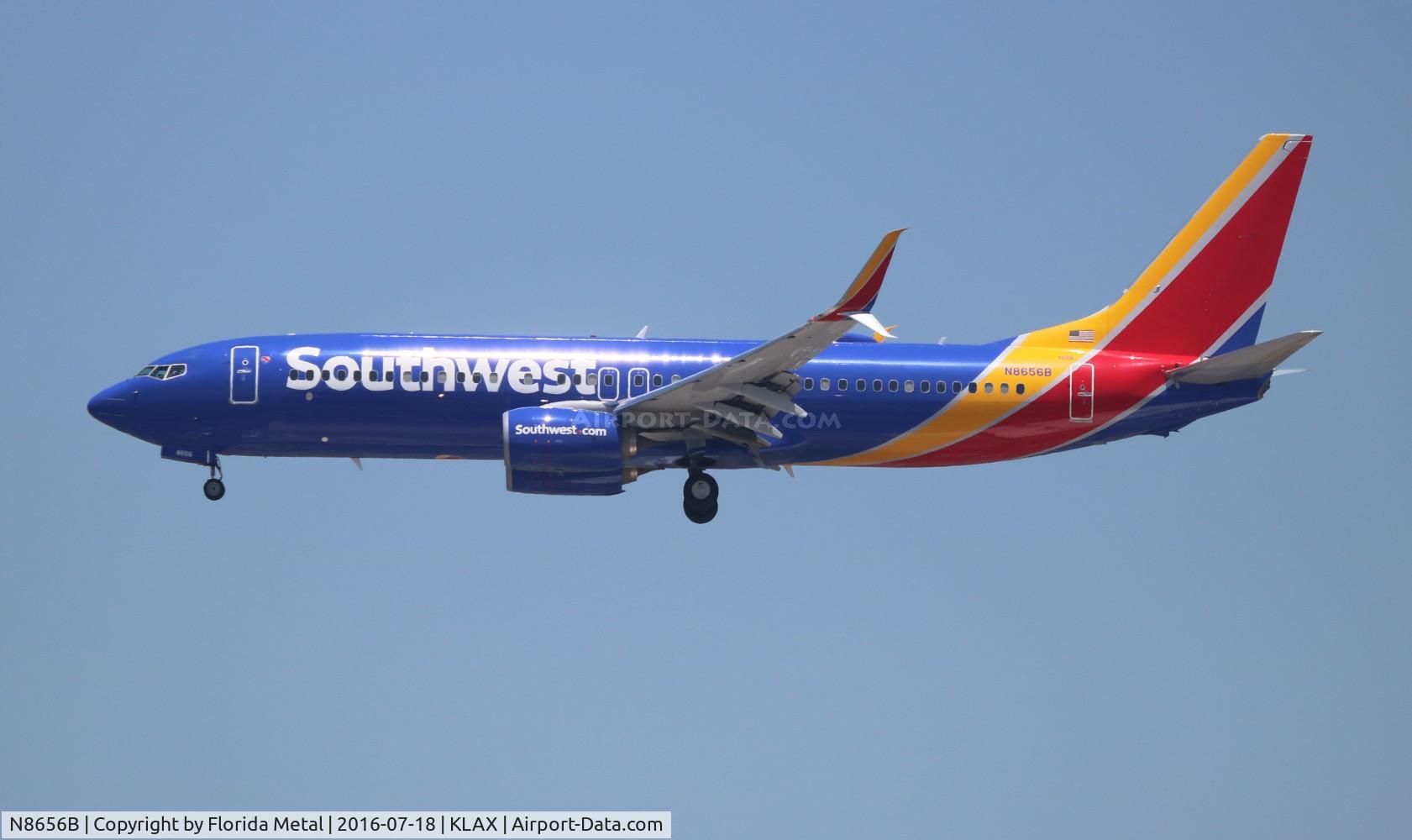 N8656B, 2014 Boeing 737-8H4 C/N 42530, WN 737-800