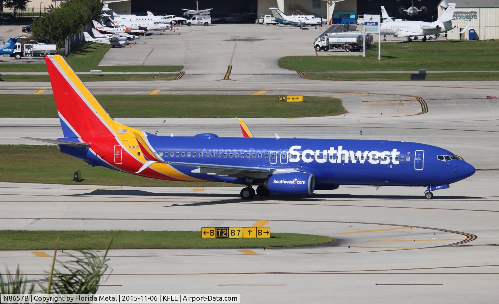 N8657B, 2014 Boeing 737-8H4 C/N 42535, WN 737-800