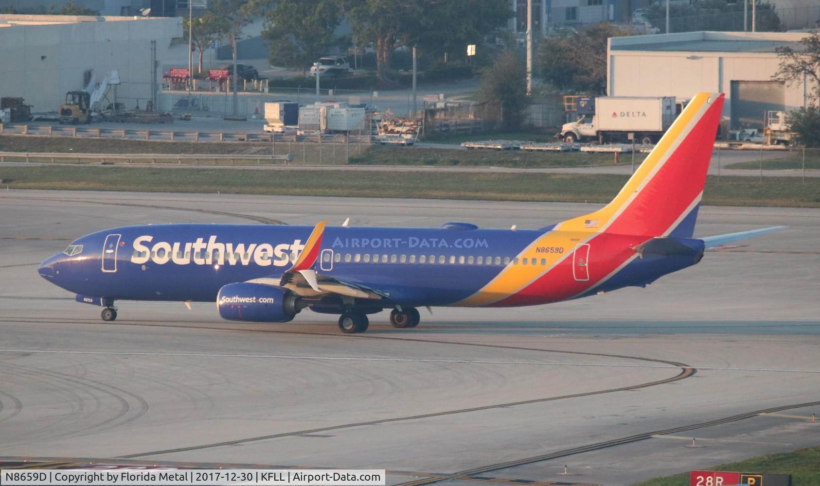 N8659D, 2015 Boeing 737-8H4 C/N 36901, WN 737-800