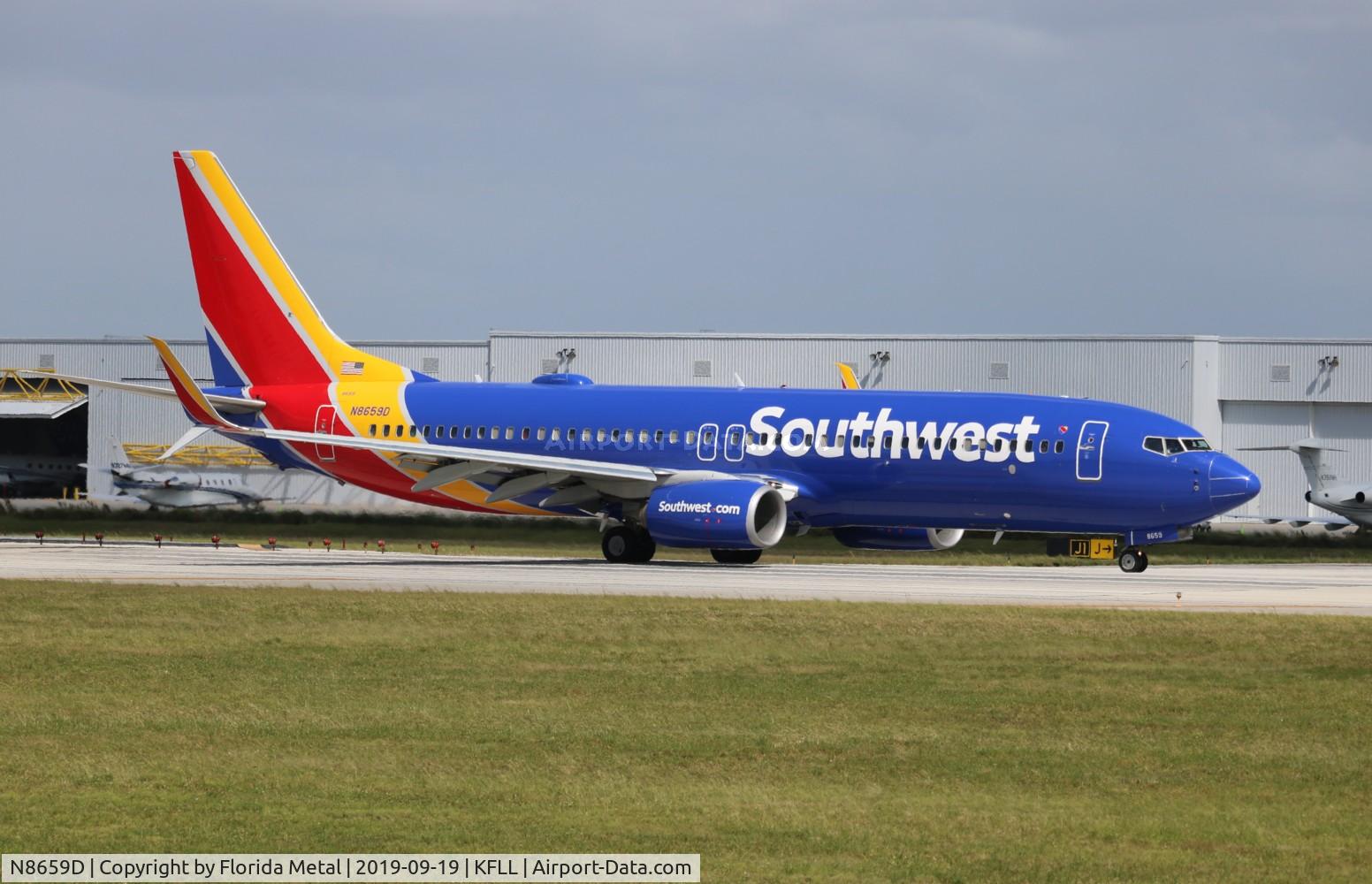 N8659D, 2015 Boeing 737-8H4 C/N 36901, WN 737-800