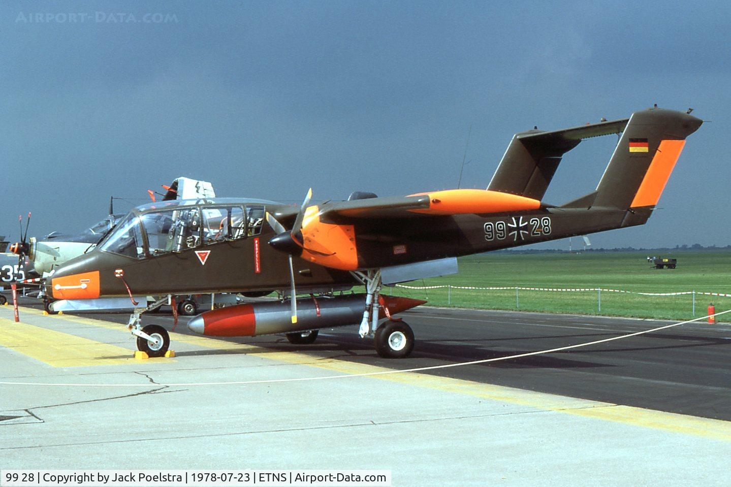 99 28, North American OV-10B Bronco C/N 338-13, At Schleswig-Jagel AFB