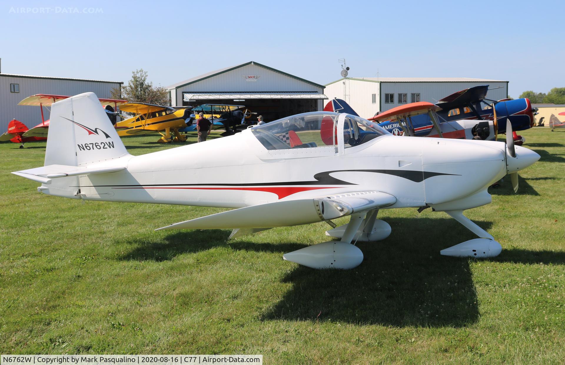 N6762W, 2000 Vans RV-6A C/N 60224, Vans RV-6A