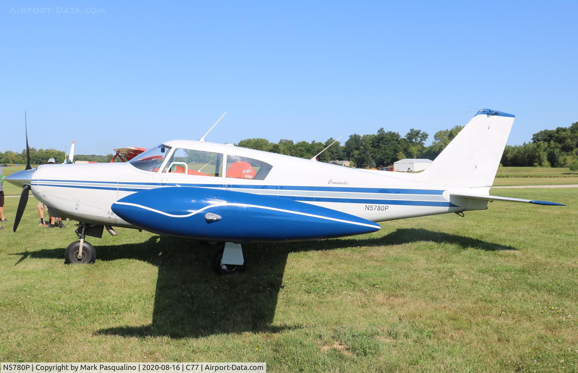 N5780P, 1959 Piper PA-24-250 Comanche C/N 24-859, Piper PA-24-250