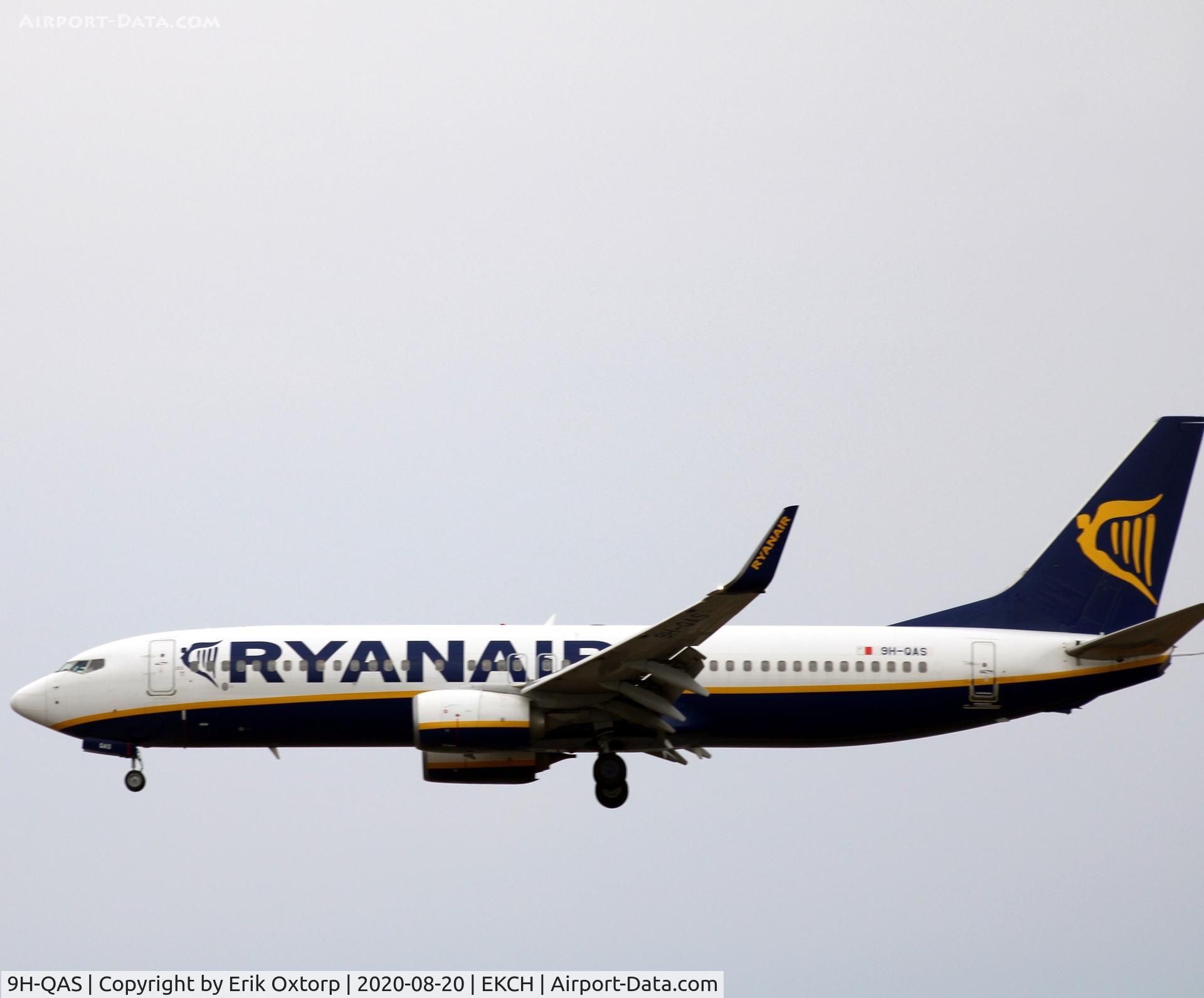 9H-QAS, 2015 Boeing 737-8AS C/N 44693, 9H-QAS landing rw 22L