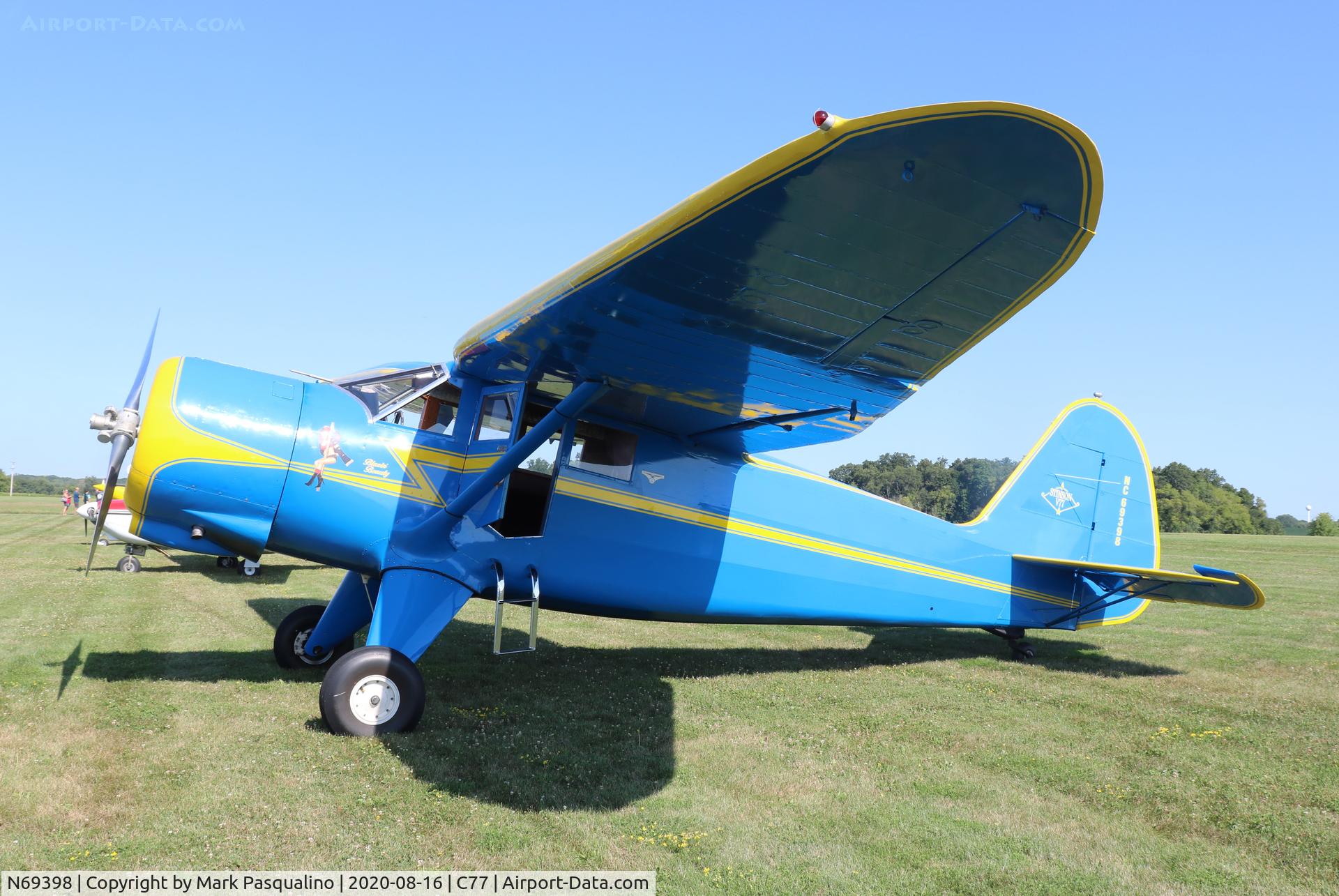 N69398, 1944 Stinson V77 Reliant C/N 77-293, Stinson V77