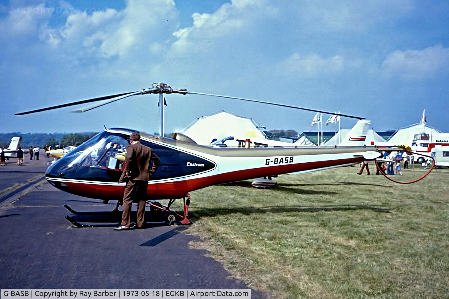 G-BASB, 1973 Enstrom F-28A C/N 124, G-BASB   Enstrom F-28A [124] Biggin Hill~G 18/05/1973