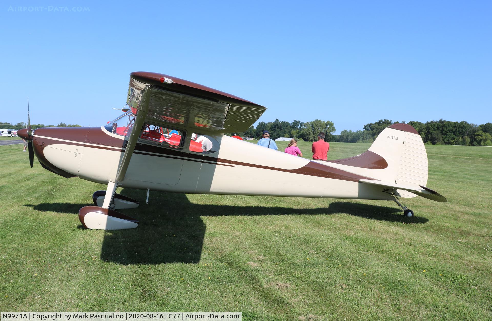 N9971A, 1950 Cessna 170A C/N 19629, Cessna 170A