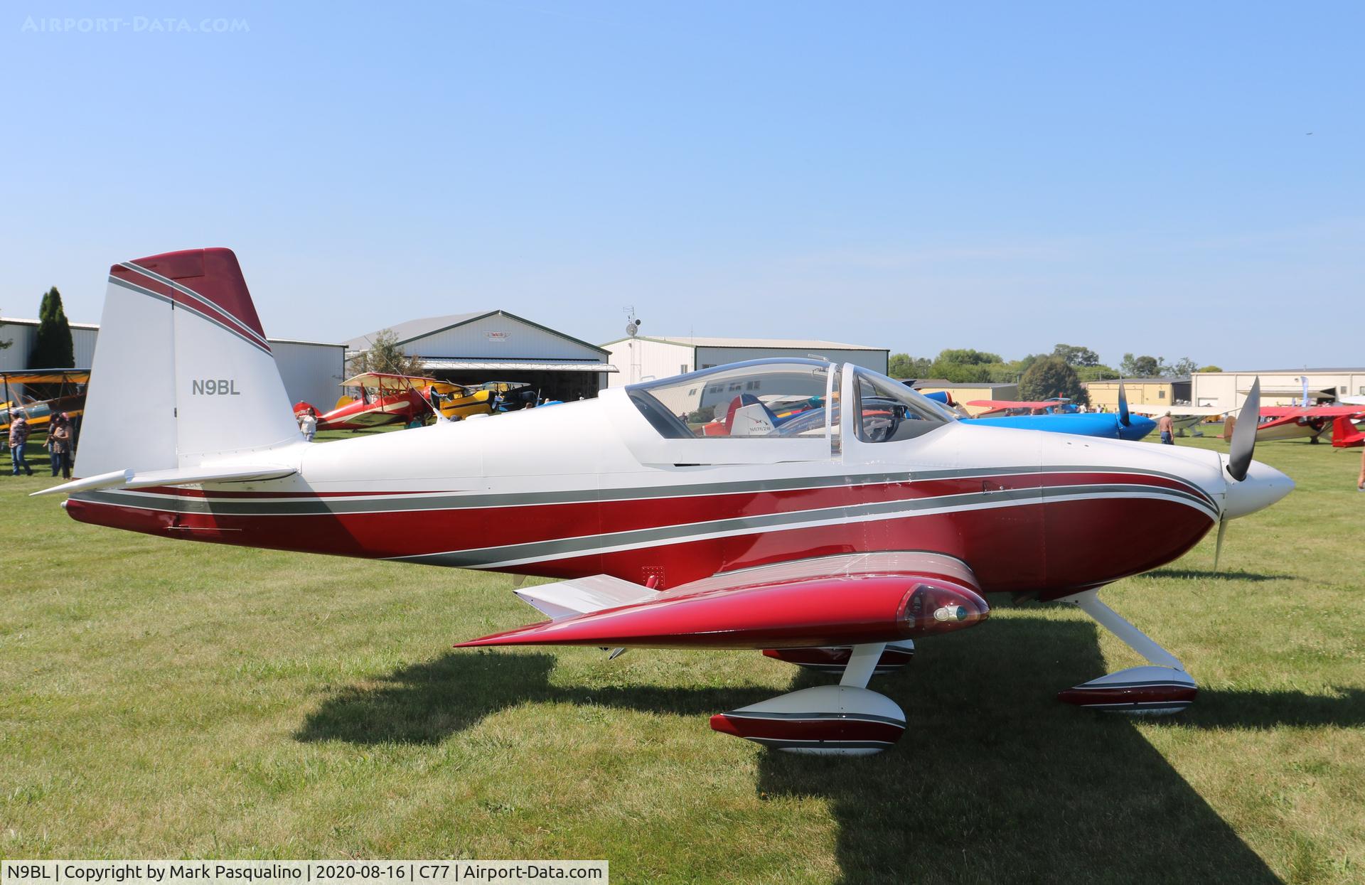 N9BL, 2008 Vans RV-7A C/N 72370, Vans RV-7A