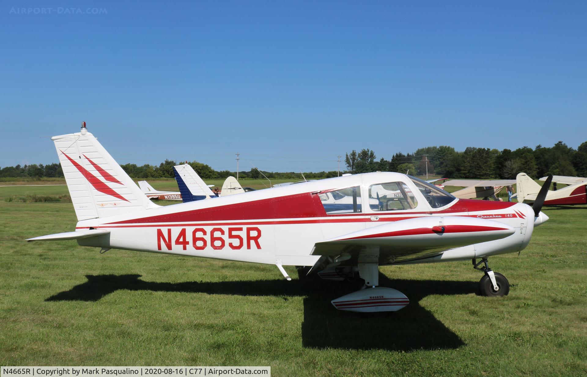 N4665R, 1966 Piper PA-28-140 C/N 28-21421, Piper PA-28-140