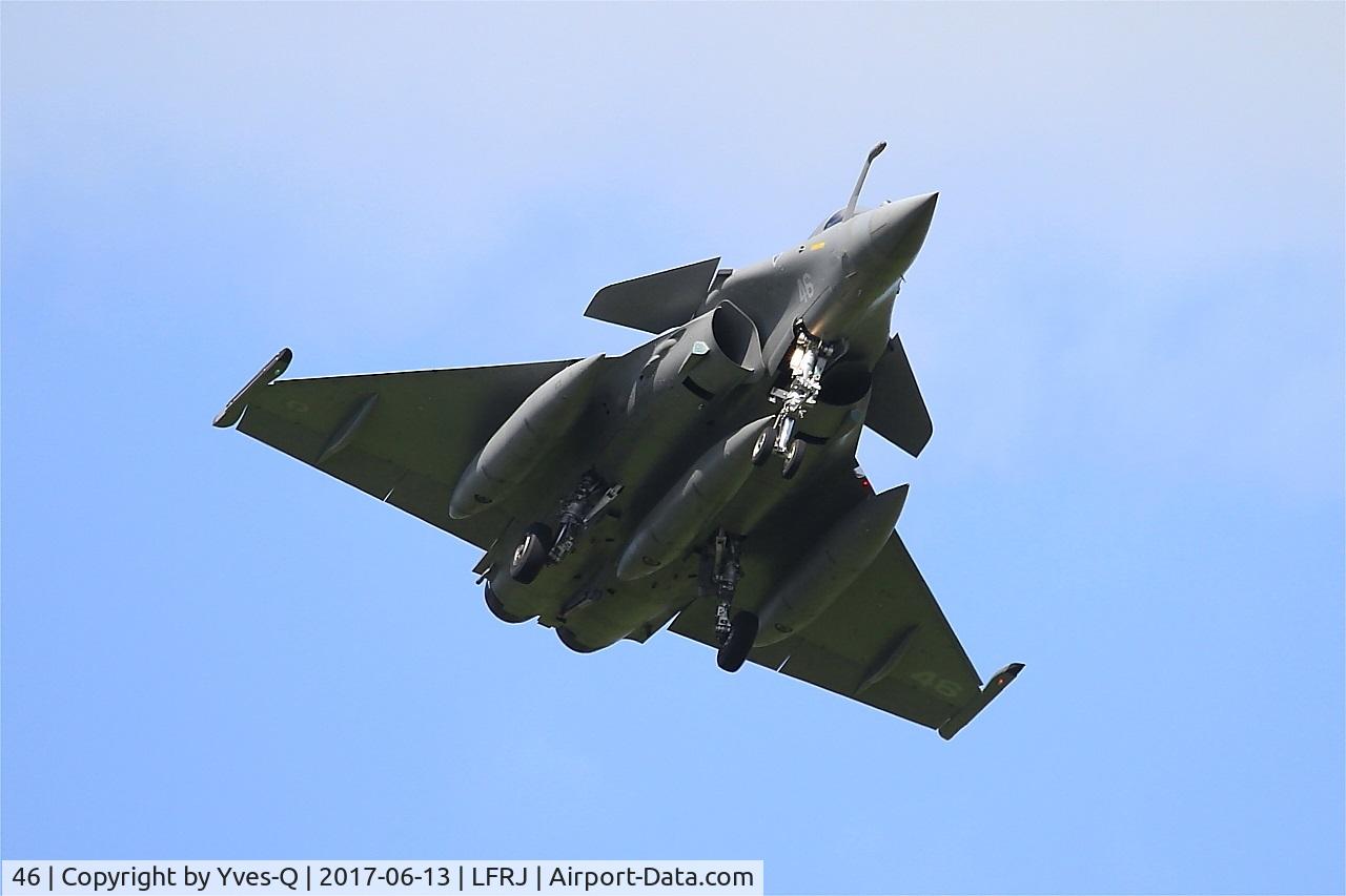 46, 2016 Dassault Rafale M C/N 46, Dassault Rafale M, Short approach rwy 08, Landivisiau Naval Air Base (LFRJ) Tiger Meet 2017