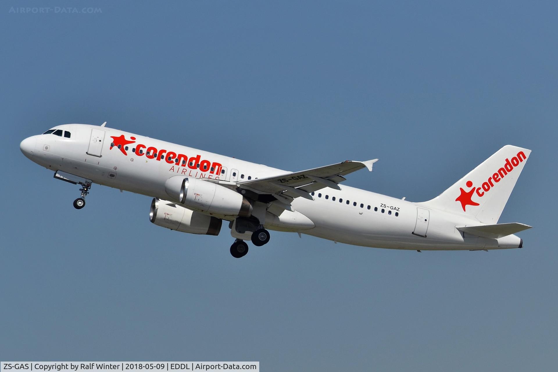 ZS-GAS, 1990 Airbus A320-231 C/N 076, Airbus A320-231 - 7H CAI Corendon Airlines - 76 - ZS-GAS - 09.05.2018 - DUS