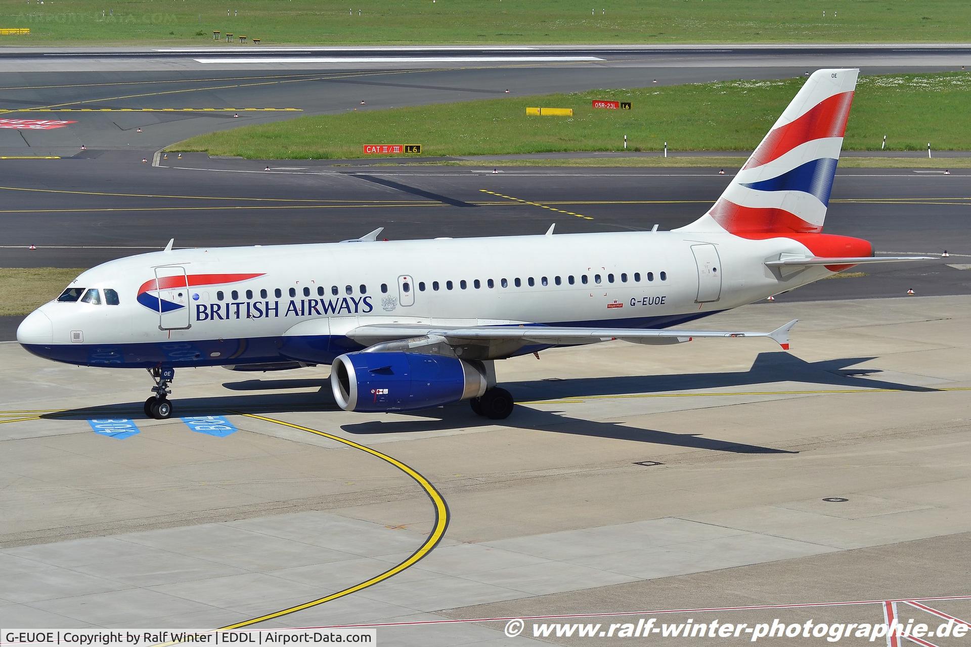 G-EUOE, 2001 Airbus A319-131 C/N 1574, Airbus A319-131 - BA BAW British Airways - 1574 - G-EUOE - 09.05.2018 - DUS