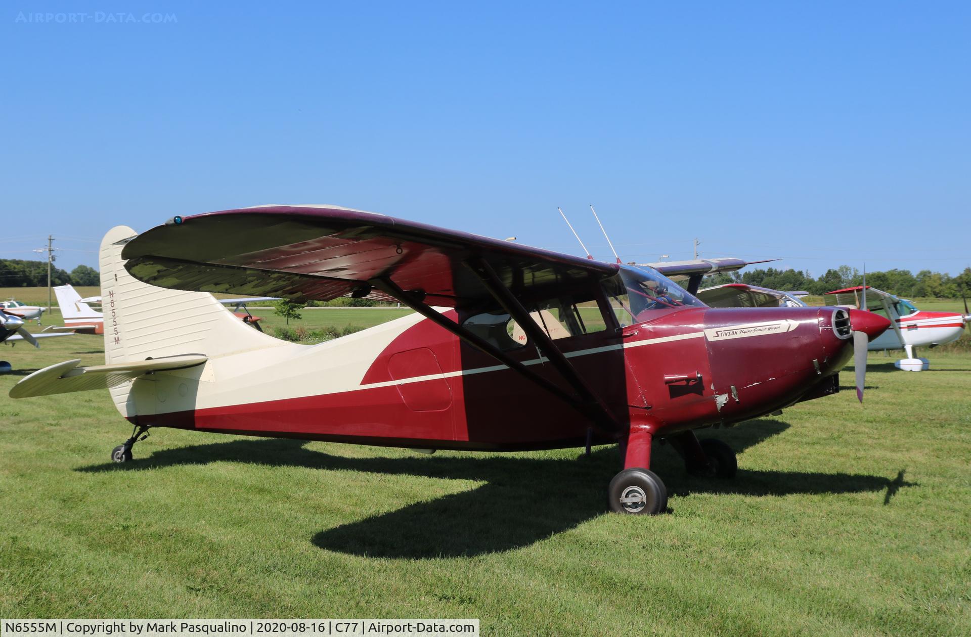 N6555M, 1948 Stinson 108-3 Voyager C/N 108-4555, Stinson 108-3
