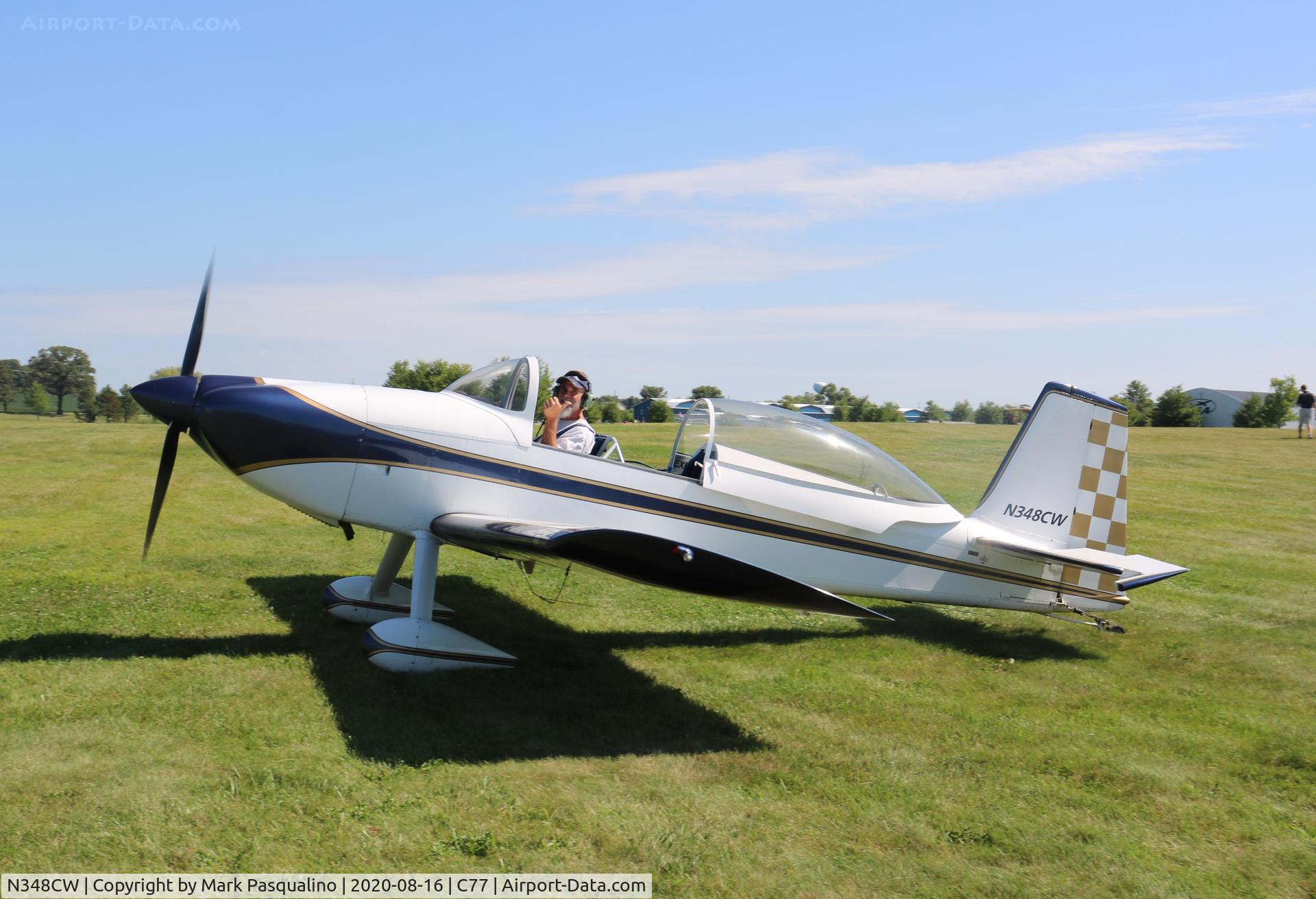 N348CW, 1999 Vans RV-8 C/N 8044-99, Vans RV-8