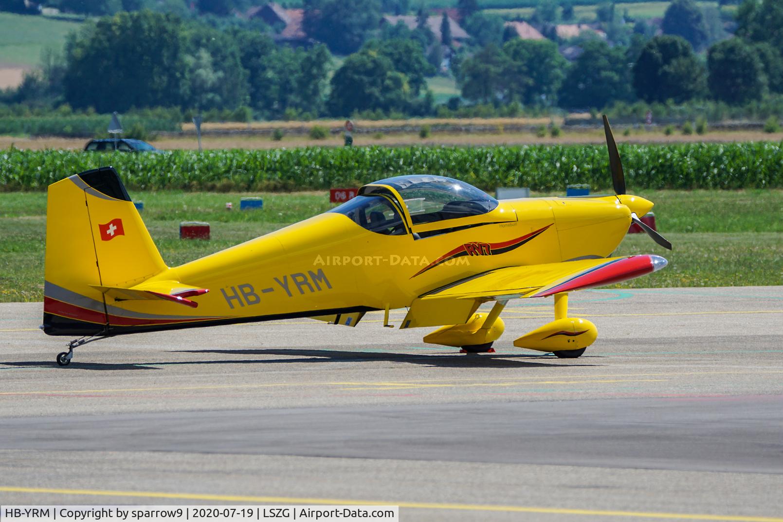 HB-YRM, 2015 Vans RV-7 C/N 74151, At Grenchen