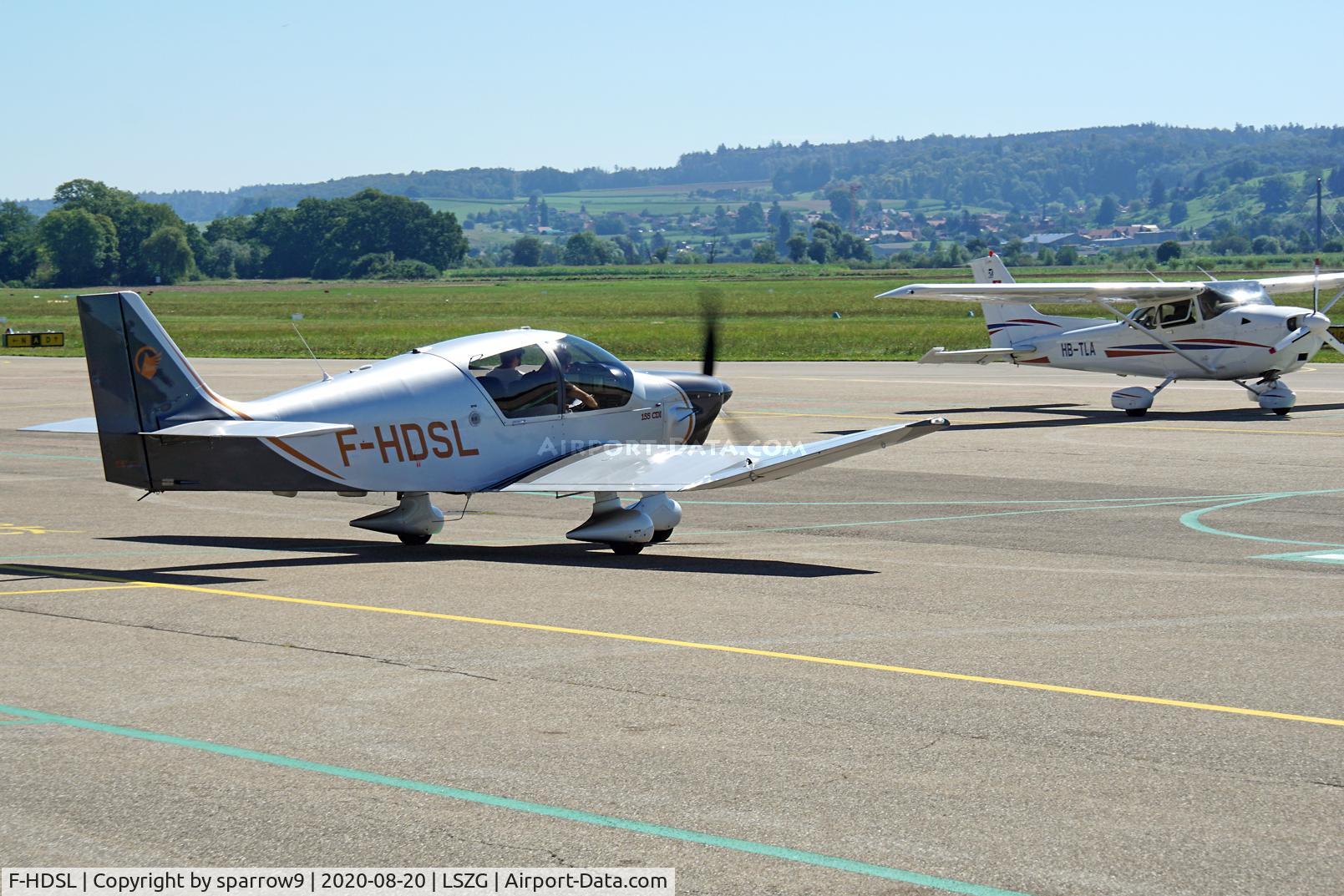 F-HDSL, Robin DR-401-155 CDI C/N 2714, French-registered aircraft are seldom seen here at Grenchen.